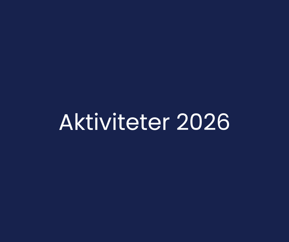 Aktiviteter 2026 oppsummert 