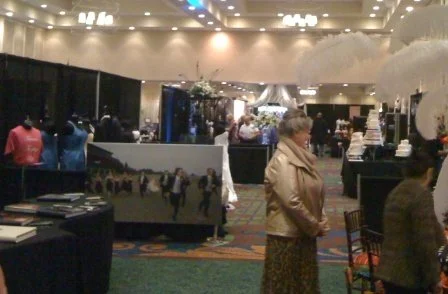 Bridal show booth set up at the Hilton downtown Lexington (Copy)