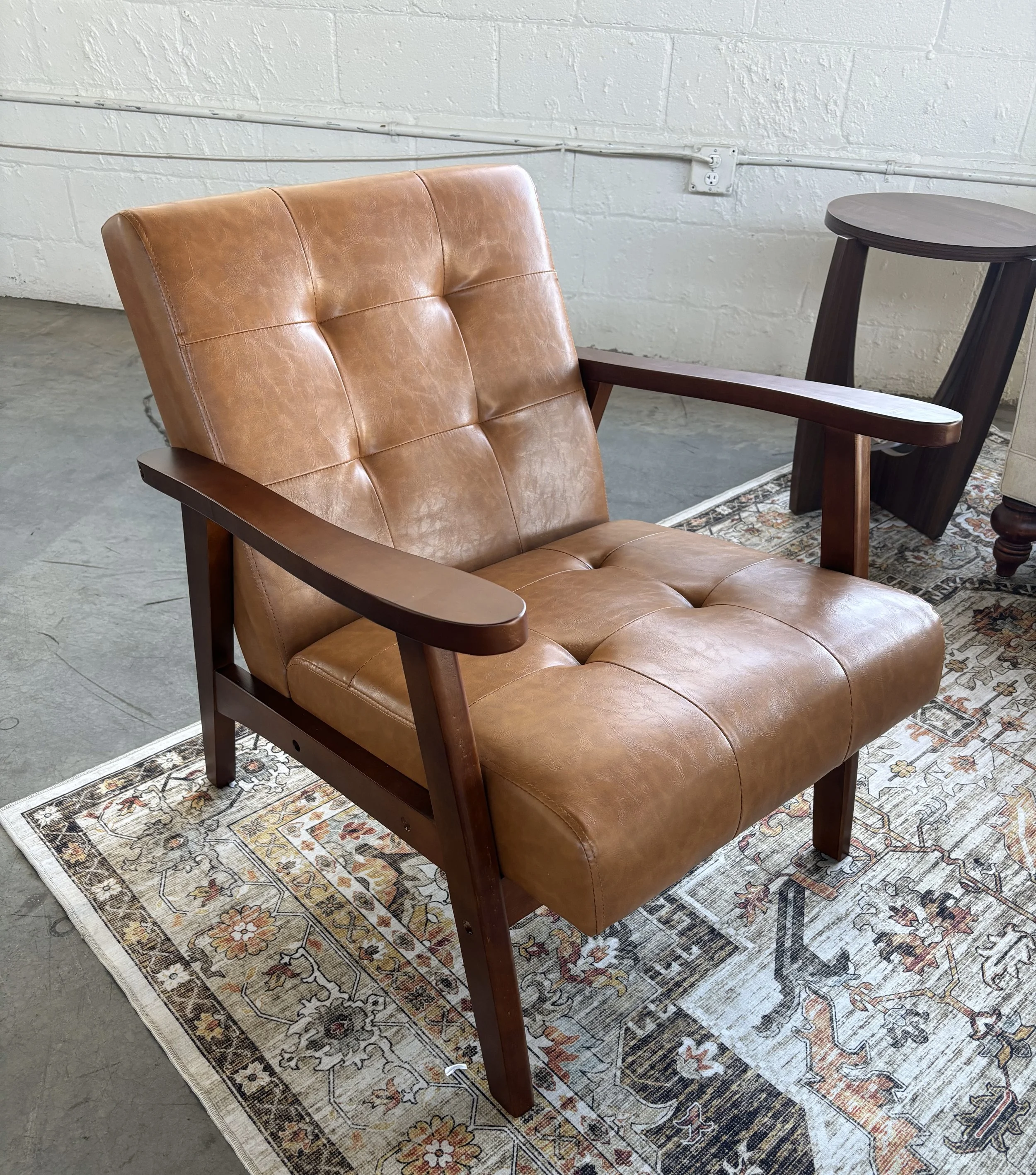 Side chair - brown