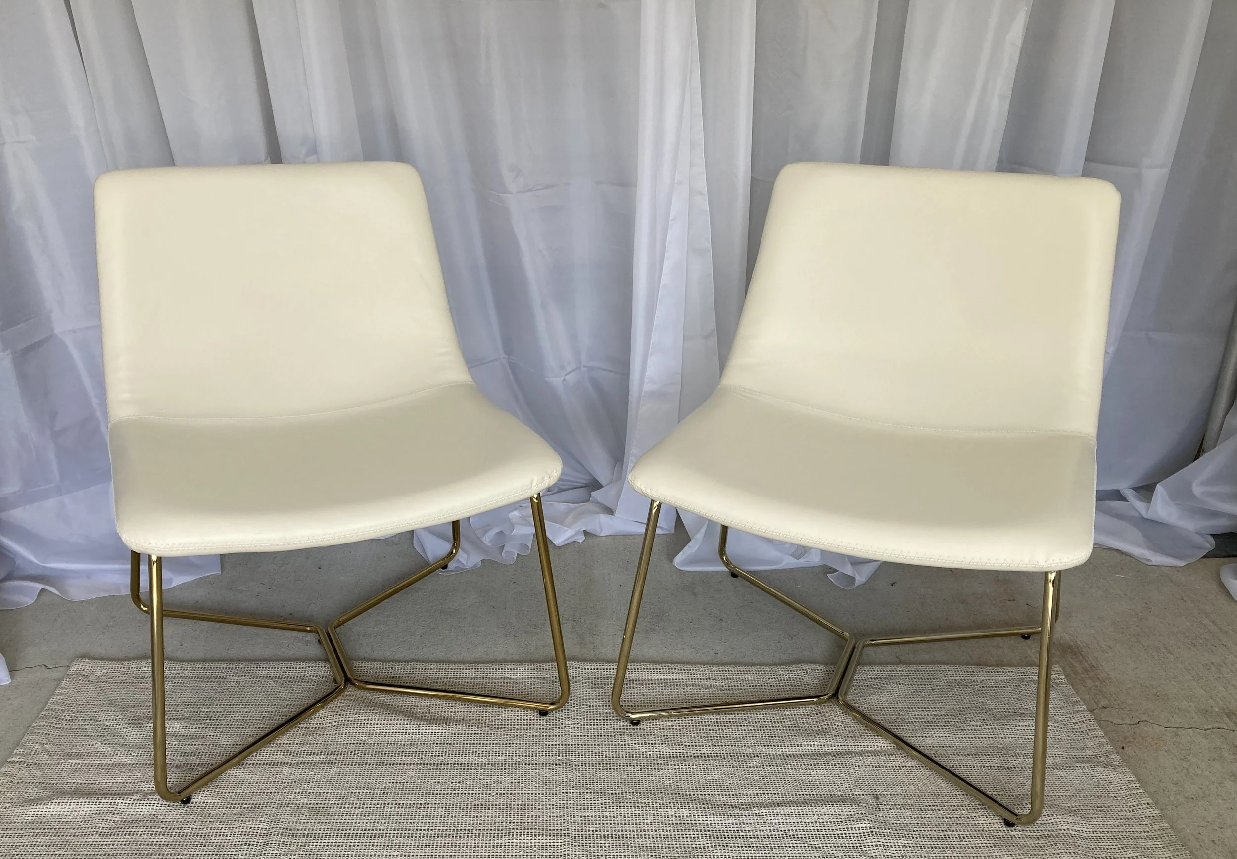 Ivory side chairs