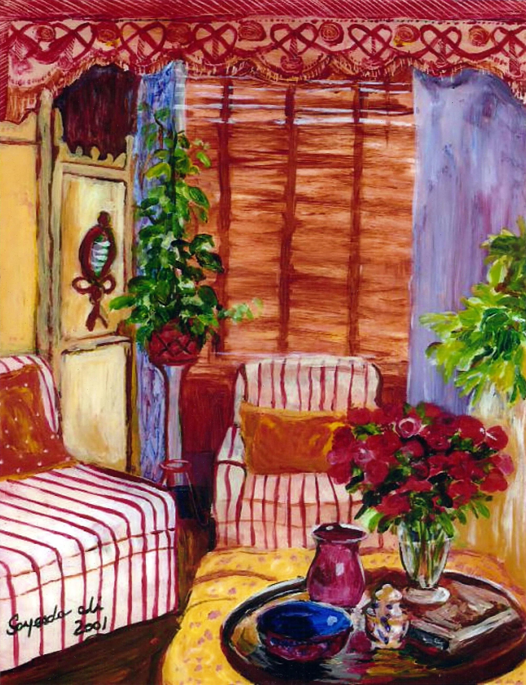 Living Space - Red Rose