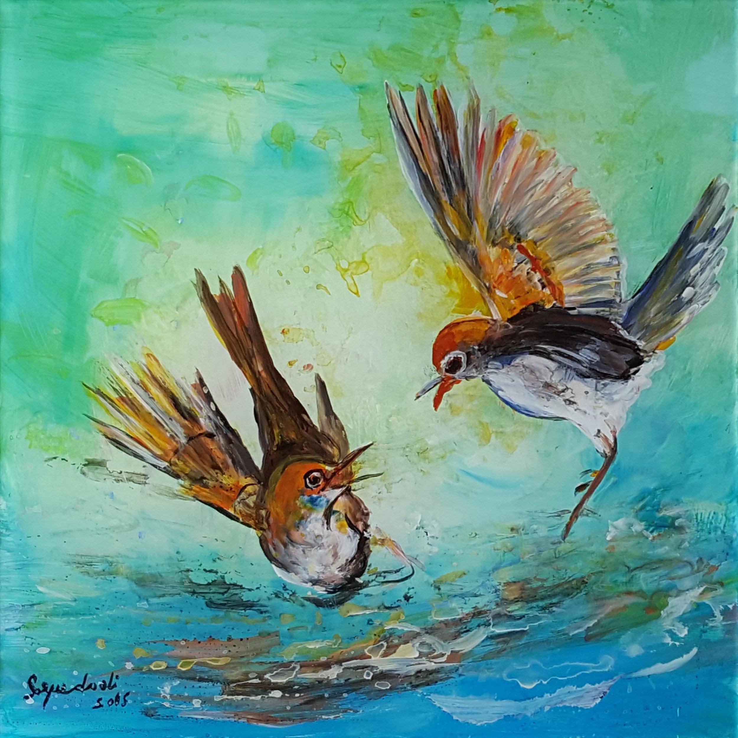 2015 - Reverse Painting - Acrylics on acrylic sheet Size - 8.5'' x 8.5''.jpg