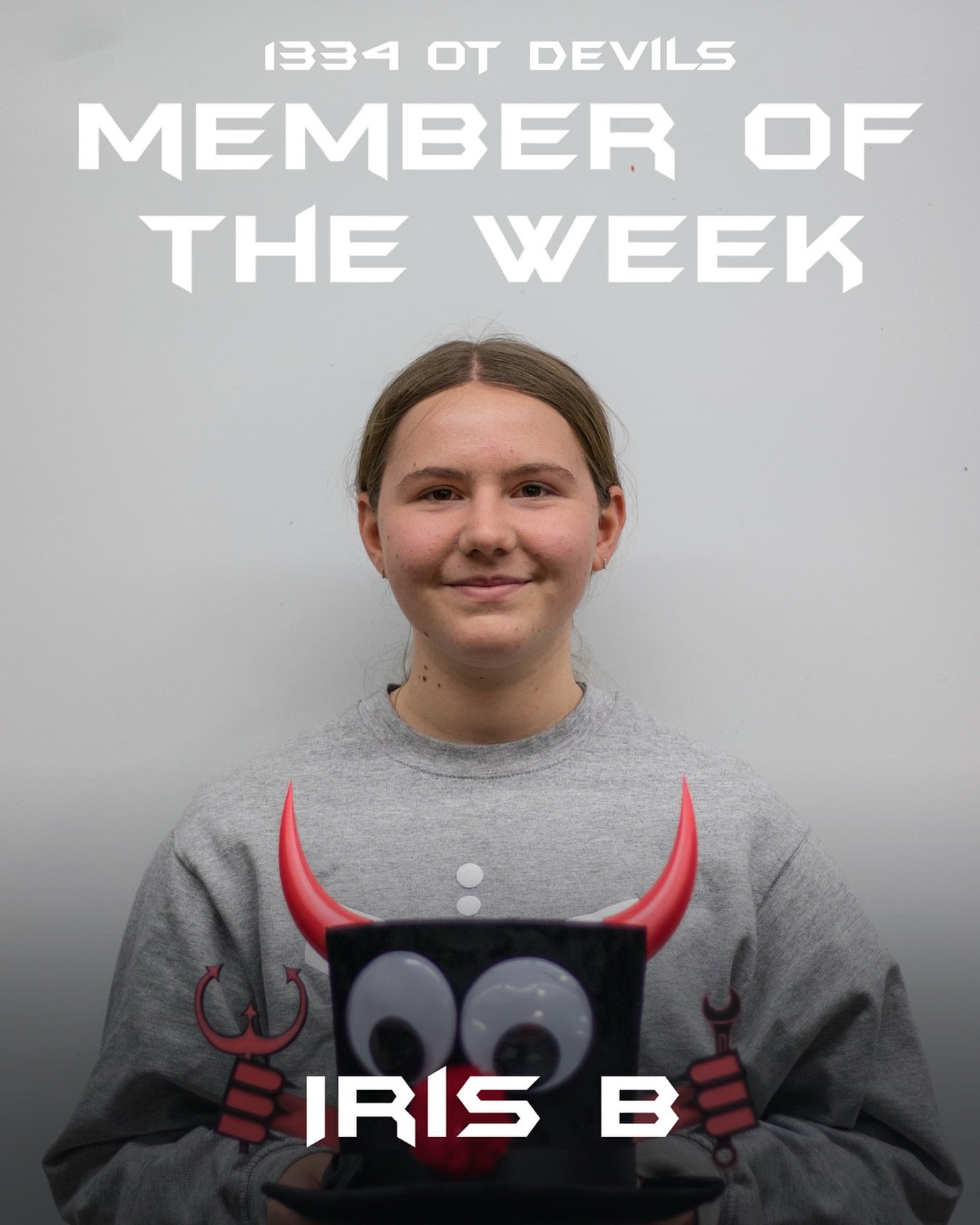 Starting this week, one member who has demonstrated exceptional qualities on the team will be selected as Member of the Week and will then pass the title on to another teammate the following week.

Congratulations to Iris B for her outstanding and co