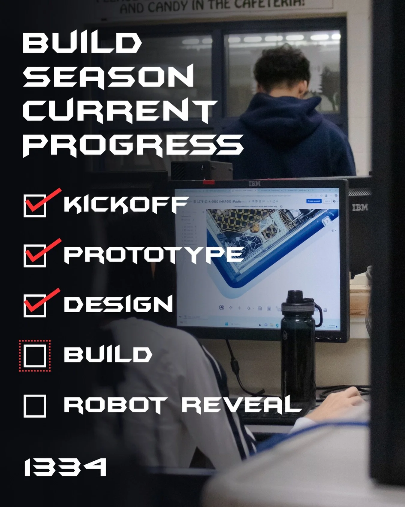 Here is our current stage, progressing into the build season. Stay tuned for the robot reveal!

#firstroboticscompetition #stem #team1334 #rebuilt