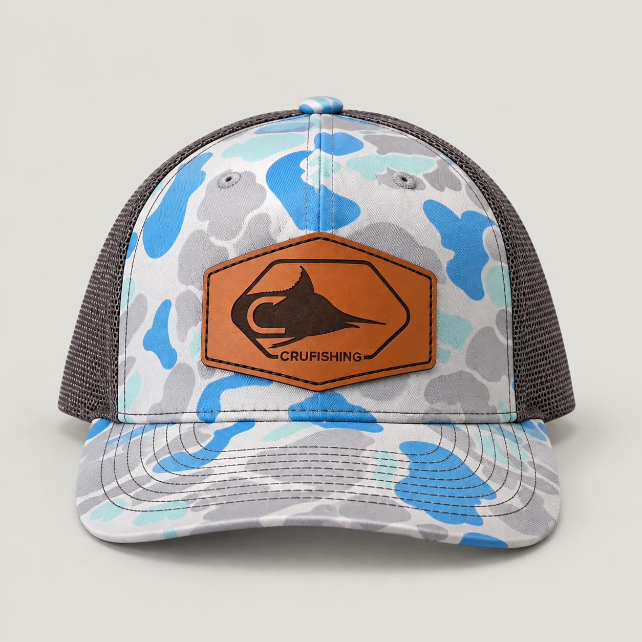 Camo CRUFISHING Trucker Cap.png