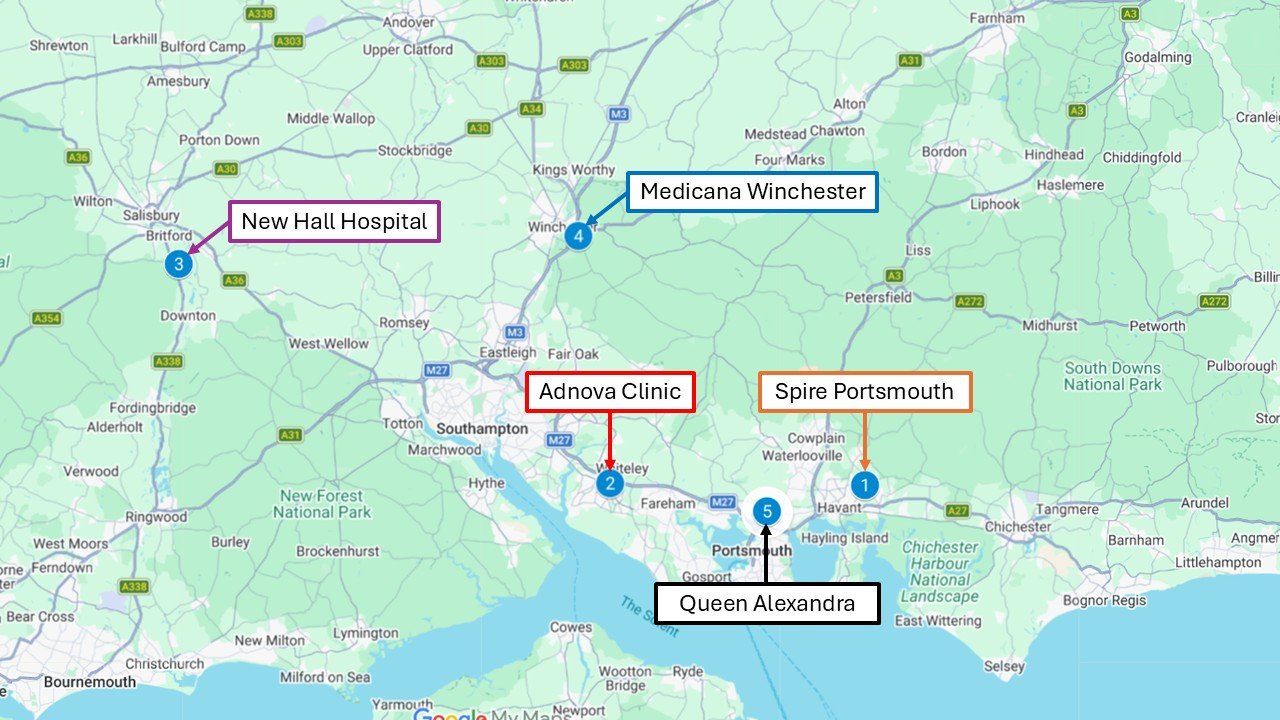 Hampshire ENT Clinics Expands – New Clinic Location at Spire Portsmouth