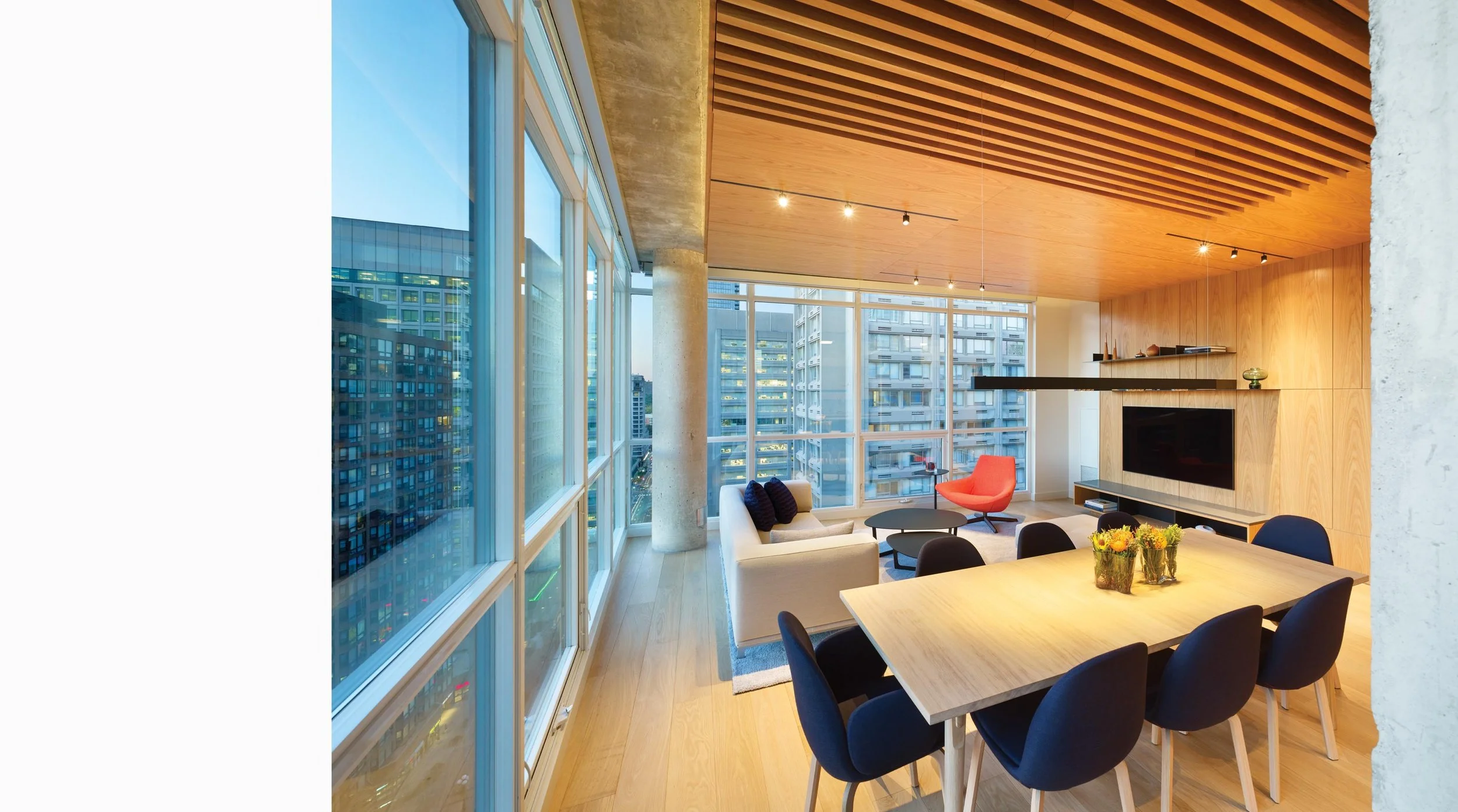 Bay street Condo living room