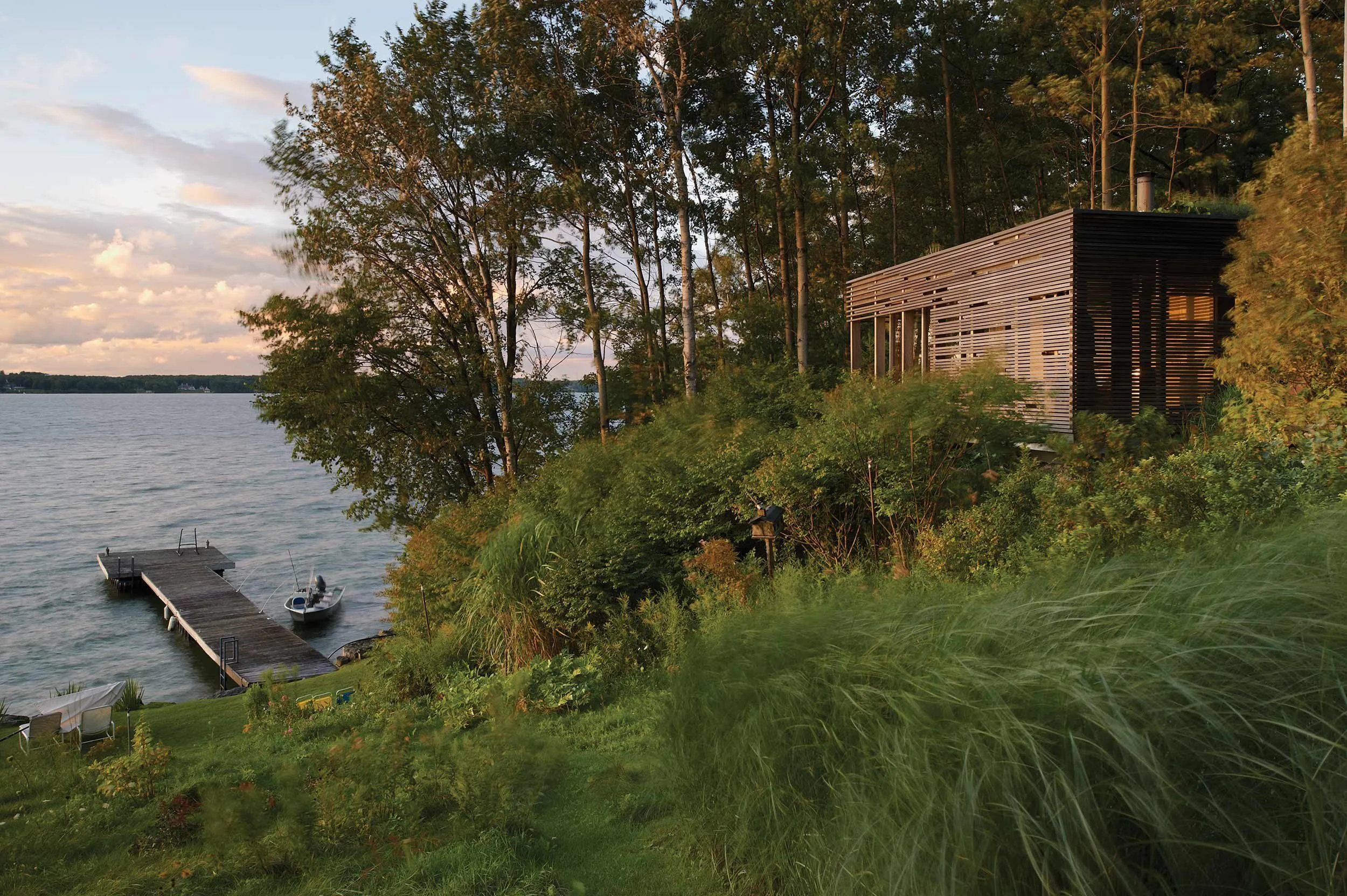 Sunet cabin exterior