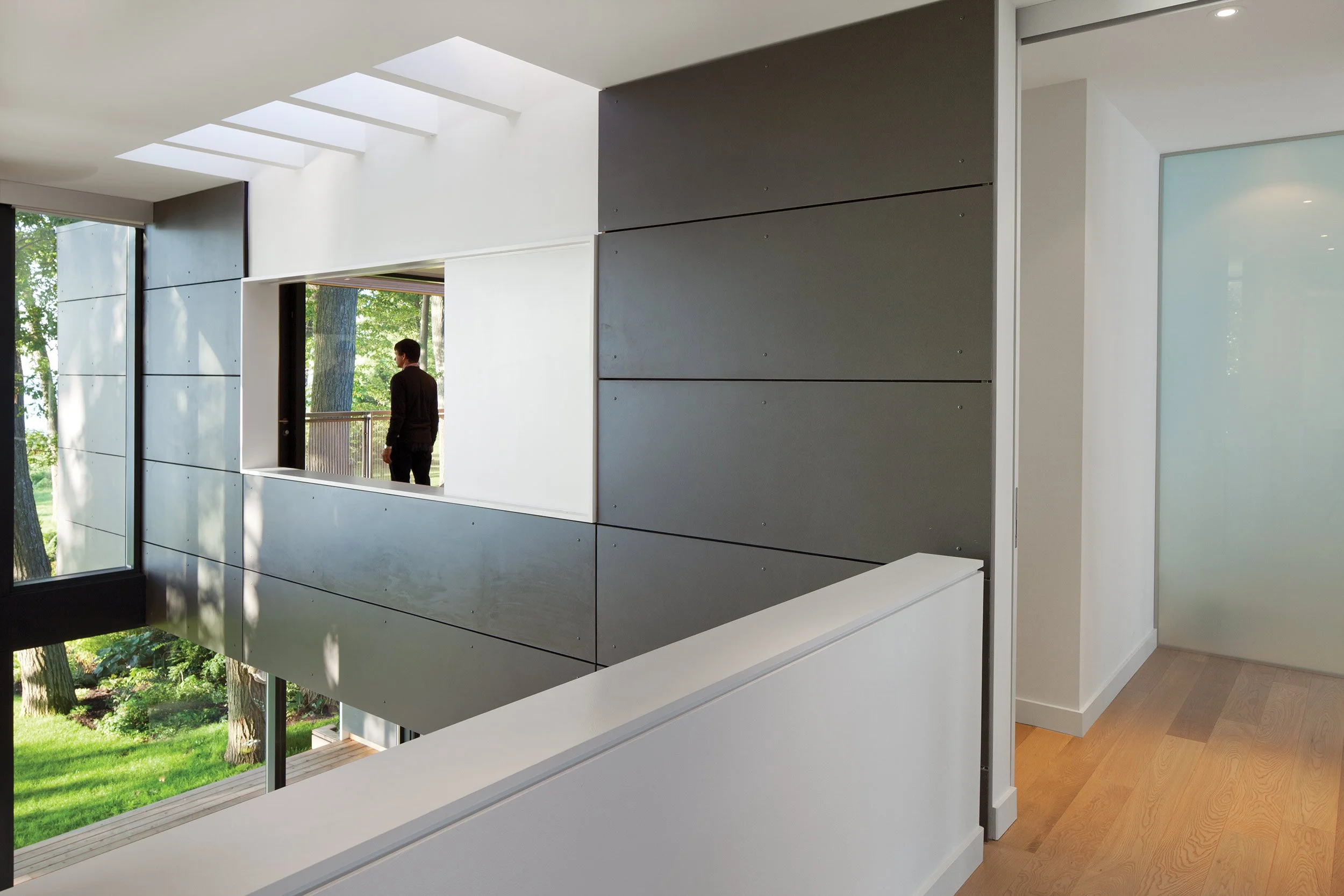 Second floor corridor.