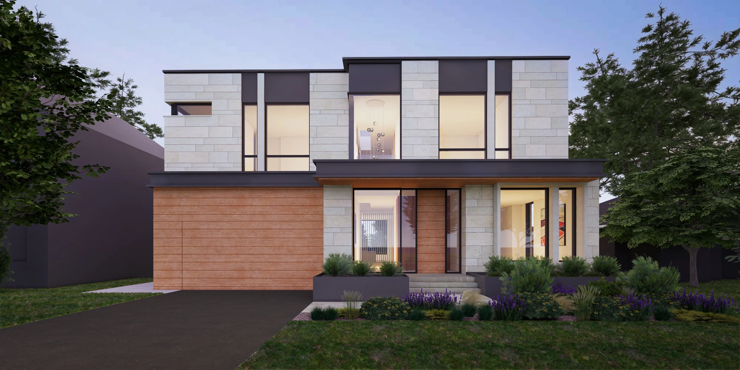 modern front exterior
