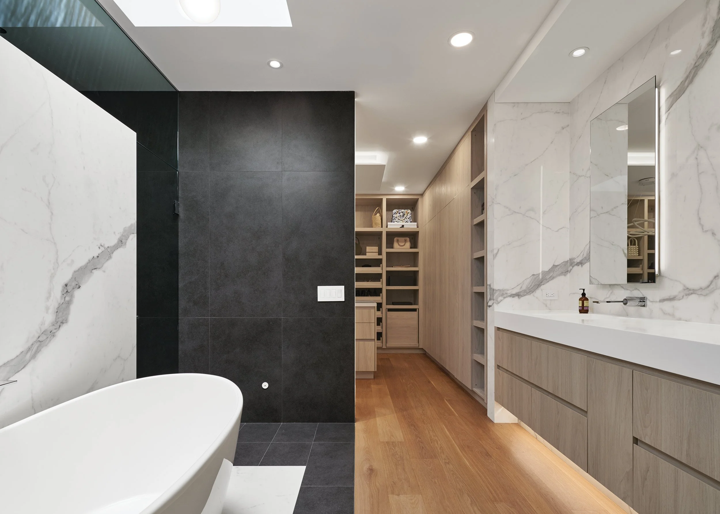 Primary bathroom.