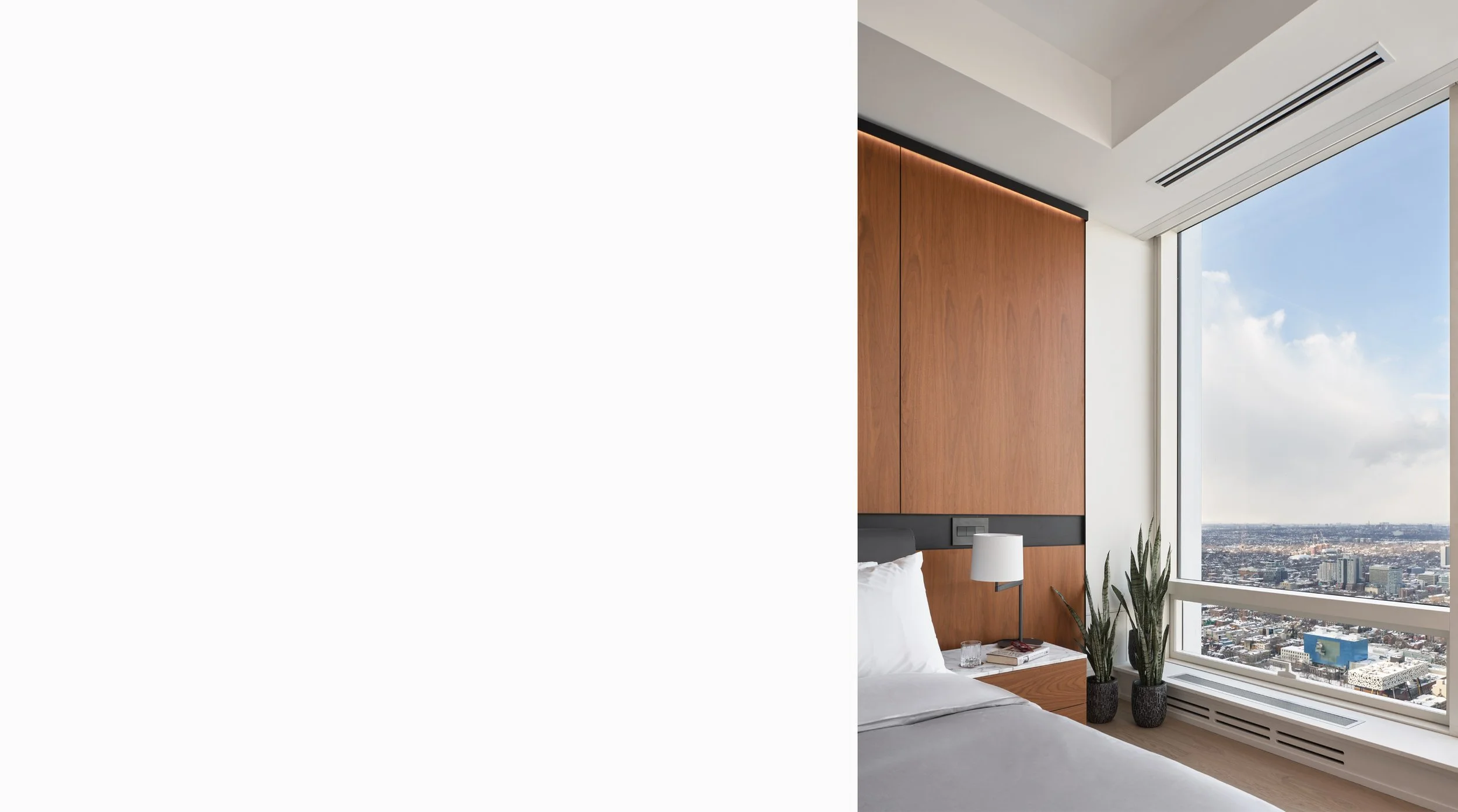 Custom wood headboard