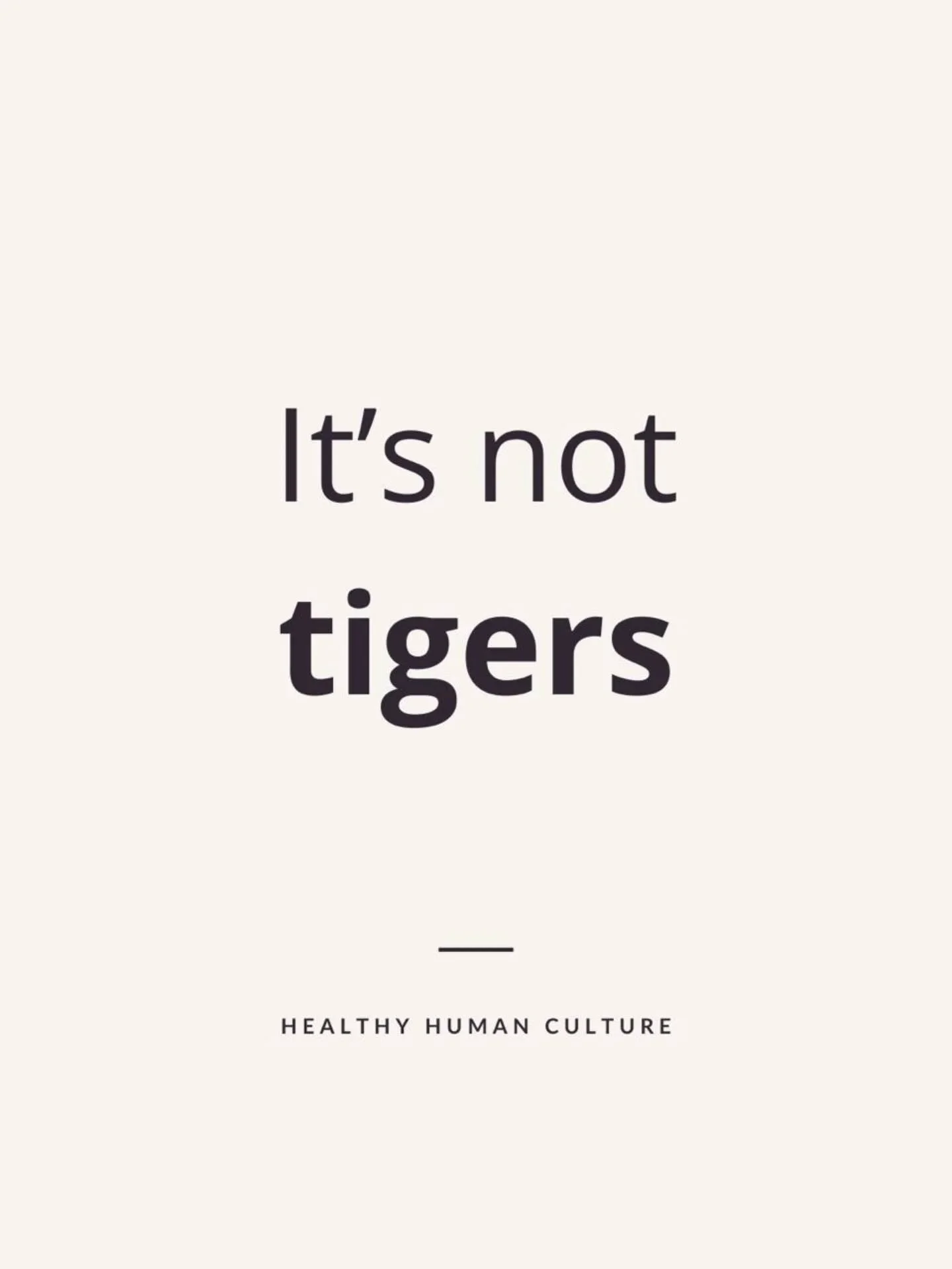 As humans, most of our stress doesn&rsquo;t come from the outside world, it comes from each other. 

And often, the way through it is relational too.

#healthyhumanculture ##sophybanks #CultureChange #relationshipcare #nervoussystem