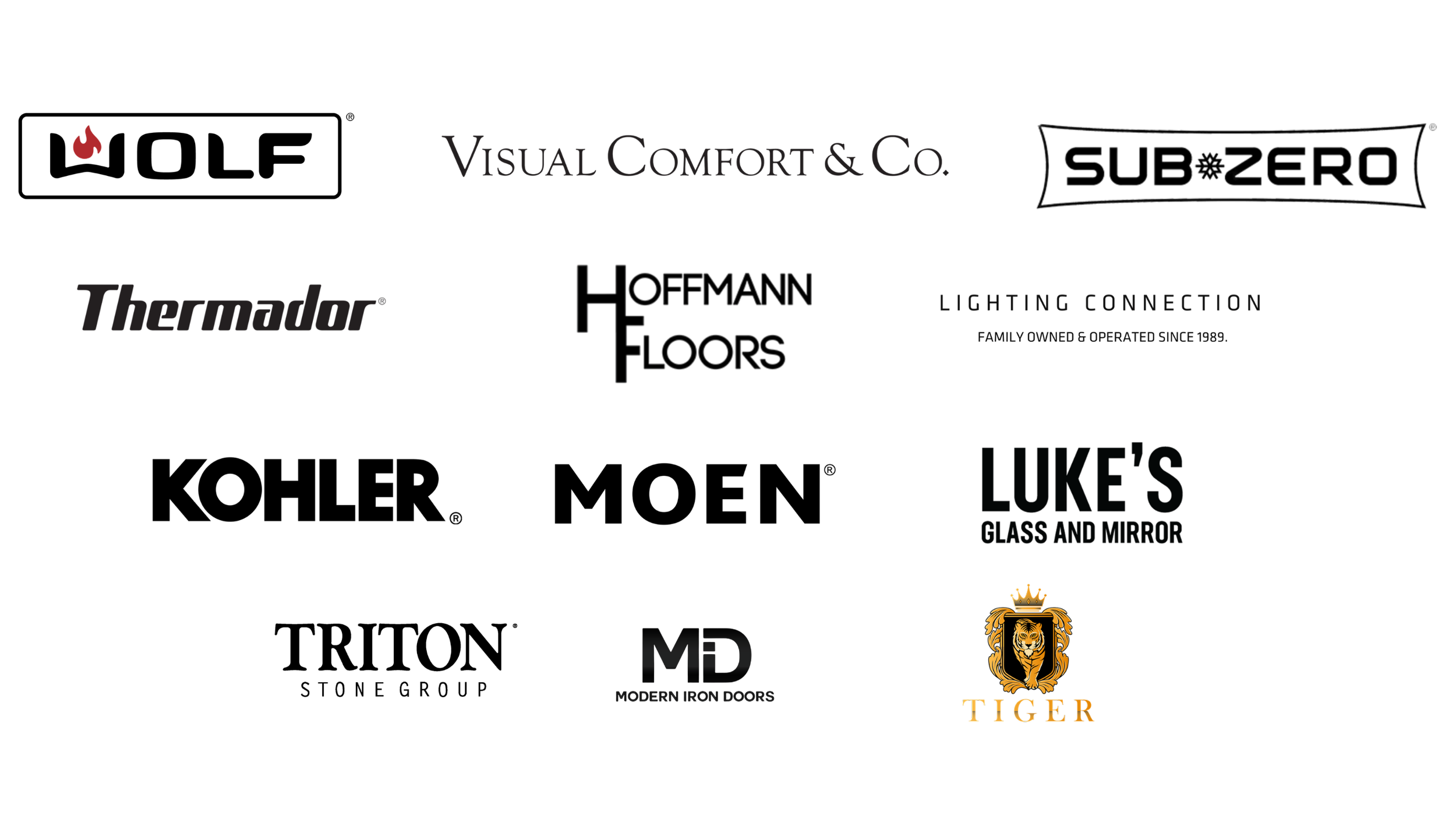 Diagram of a custom door design with labels for features like modern iron doors, glass and mirror, lighting connection, and a tiger logo.