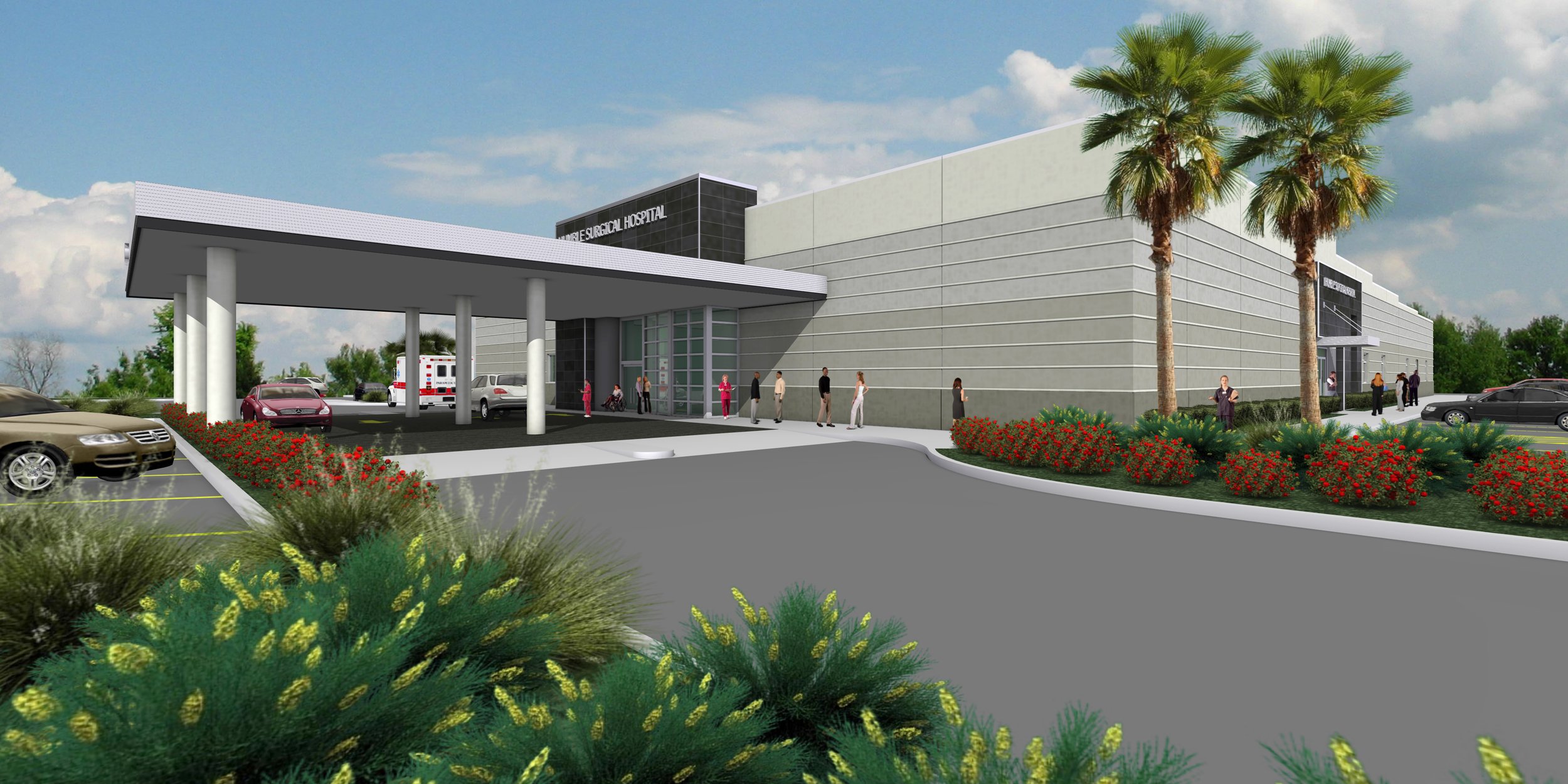 Humble Surgical Center - Original rendering concept