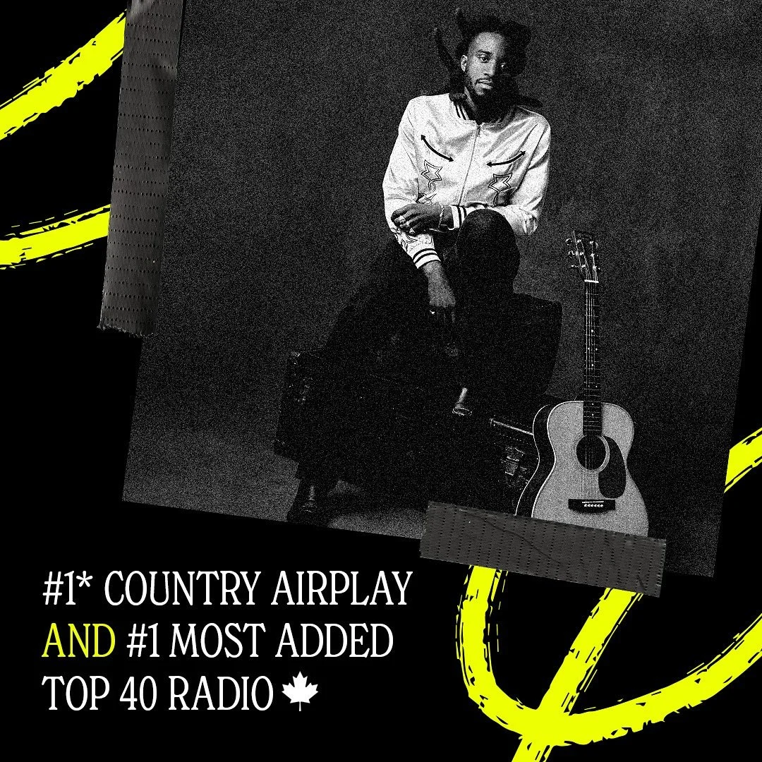 Shaboozey's GOOD NEWS hits #1 at Country Radio in Canada...and in the same week scores #1 MOST ADDED at TOP 40 RADIO!! Back to back #1's for Boozey at Canadian Country Radio, and another multi-format smash in the making, thanks to Canada's incredible