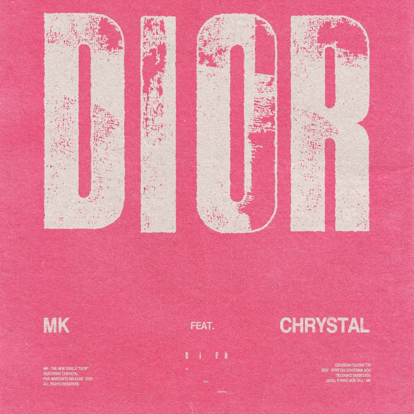 #1 UK Official Singles Chart two weeks straight! #1 Shazam UK! MK &amp; CHRYSTAL's fire new single DIOR is taking over! 🔥 @ultrarecordsofficial