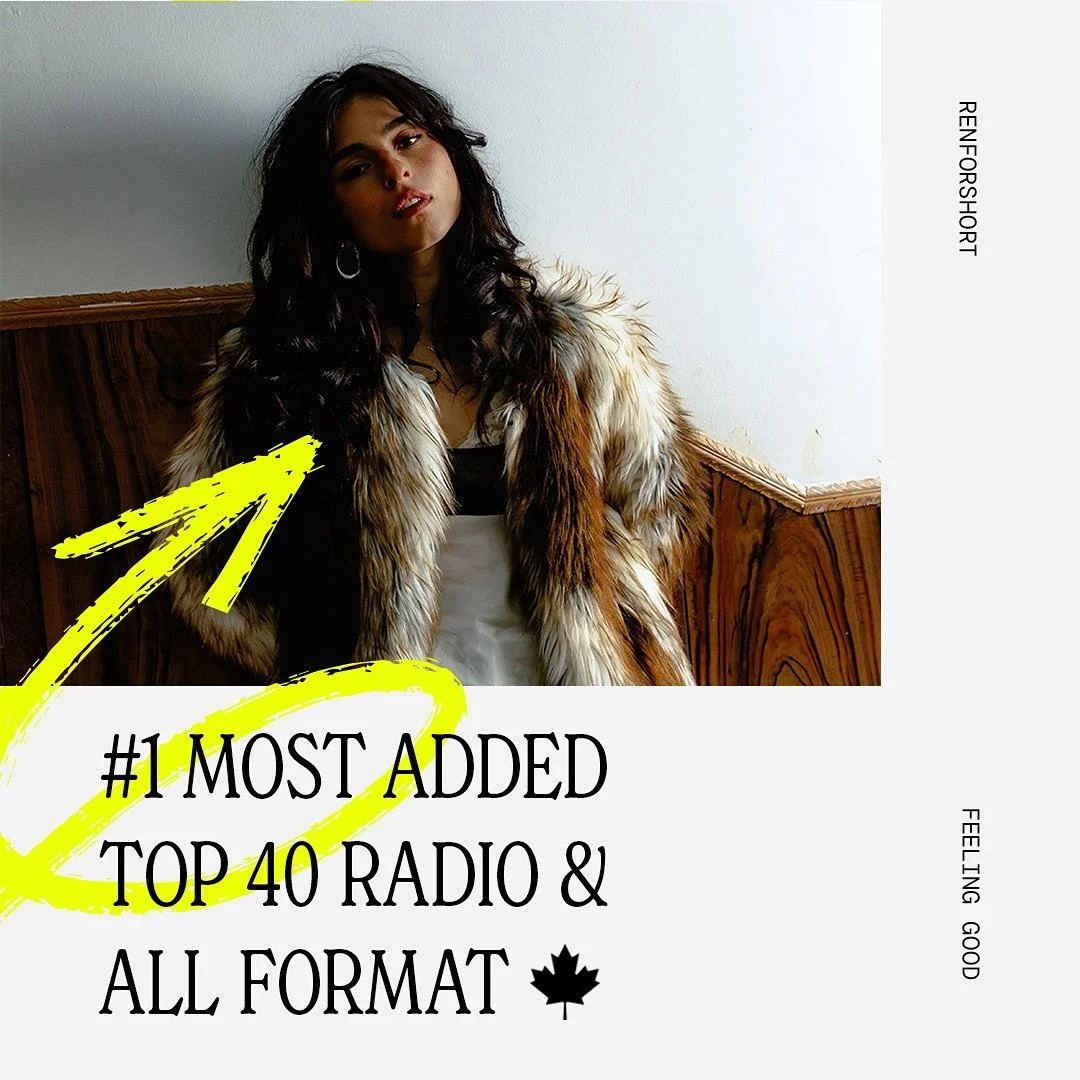 renforshort's jubilant anthem FEELING GOOD is #1 MOST ADDED at TOP 40 RADIO and all formats combined this week 🔥🔥🔥 Thank you everyone across all the Top 40 Stations!! @camp.management @nettwerkmusic