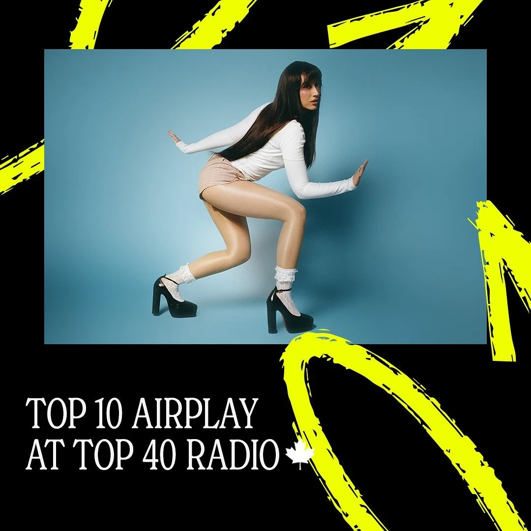 Just a few weeks from the kick off of her fall tour ALEX PORAT's FACE LIKE YOURS is now a TOP 10 record at Pop Radio in Canada 💥✨ Congratulations Alex and Thank You Very Much to all the stations across Canada!! @wednesdaymgmt @awal
