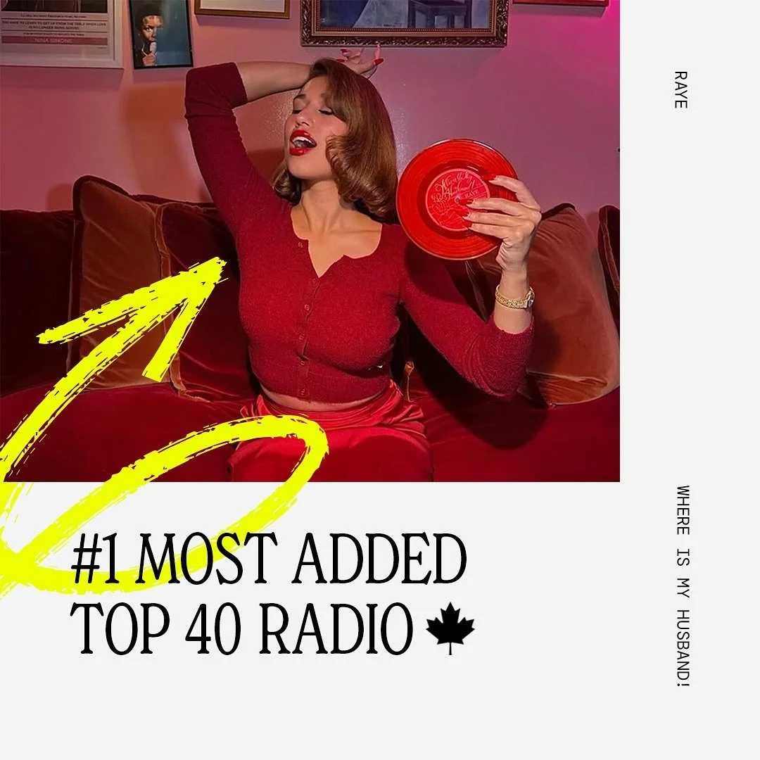 WHERE IS MY HUSBAND! #1 Most Added Top 40 Radio Canada!! 🎉💎 Thank you radio friends for recognizing the immense power of this artist and song!!! 🔥🔥 @the_orchard_ @human.re.sources