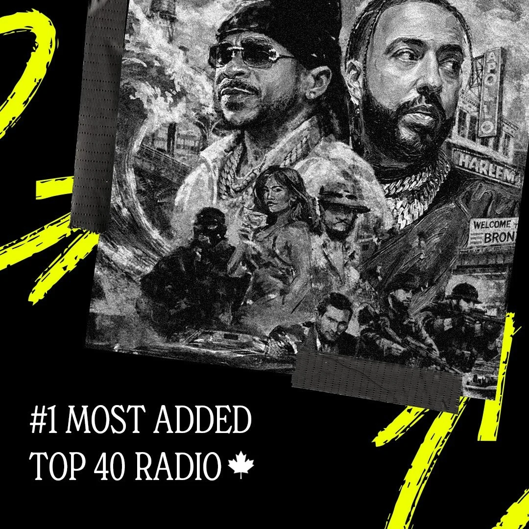 FRENCH MONTANA &amp; MAX B 'EVER SINCE U LEFT ME' #1 MOST ADDED CANADA TOP 40 RADIO!! 🚀💥🎉 Congratulations French, Max, @salxco @iluvlola @mannydionxo Thank you very much to VIRGIN RADIO @iheartradioca for leading in a huge way at Top 40!! 🙌🔥 And