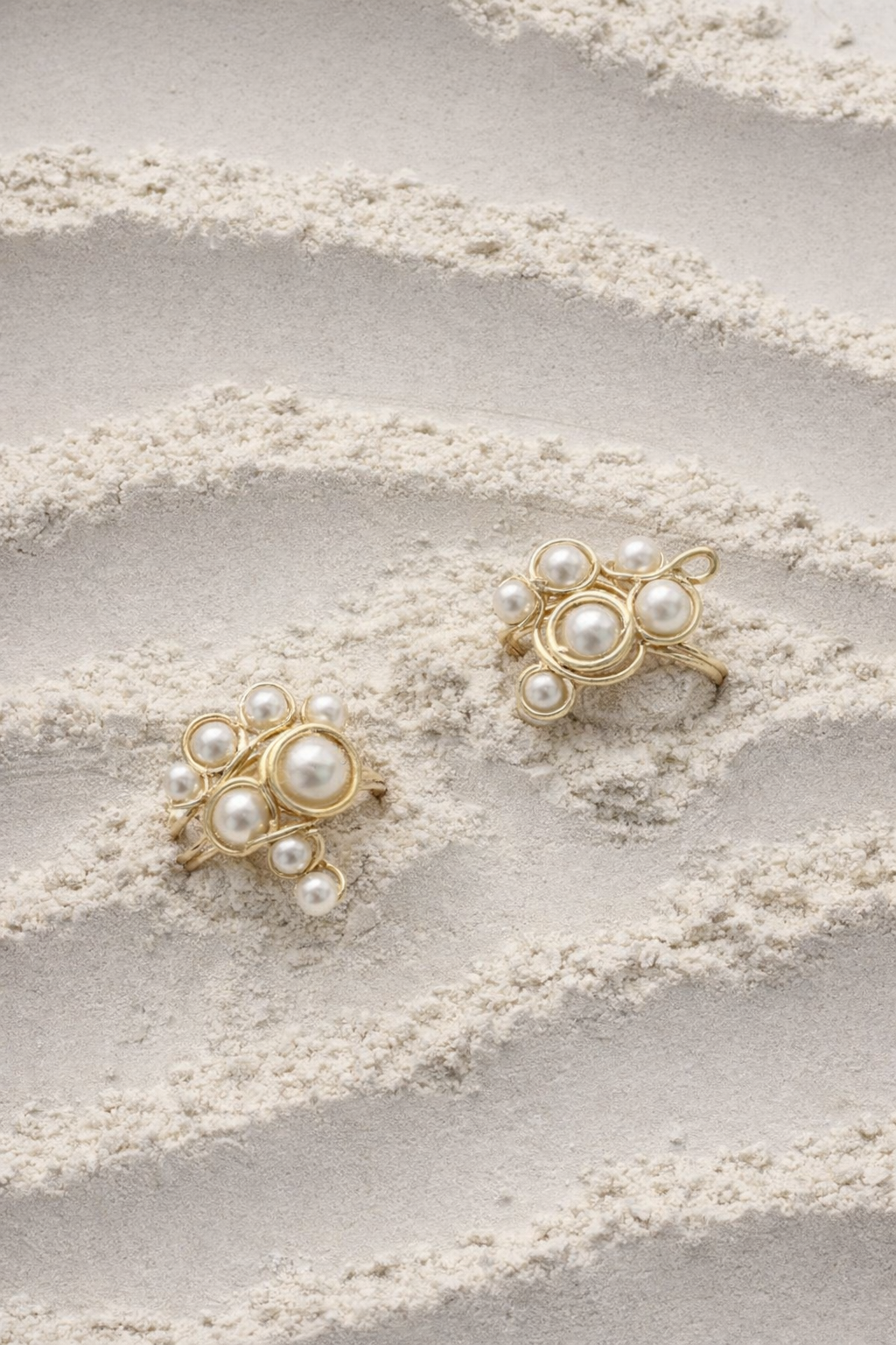 Wire Wrapped Pearl Ring