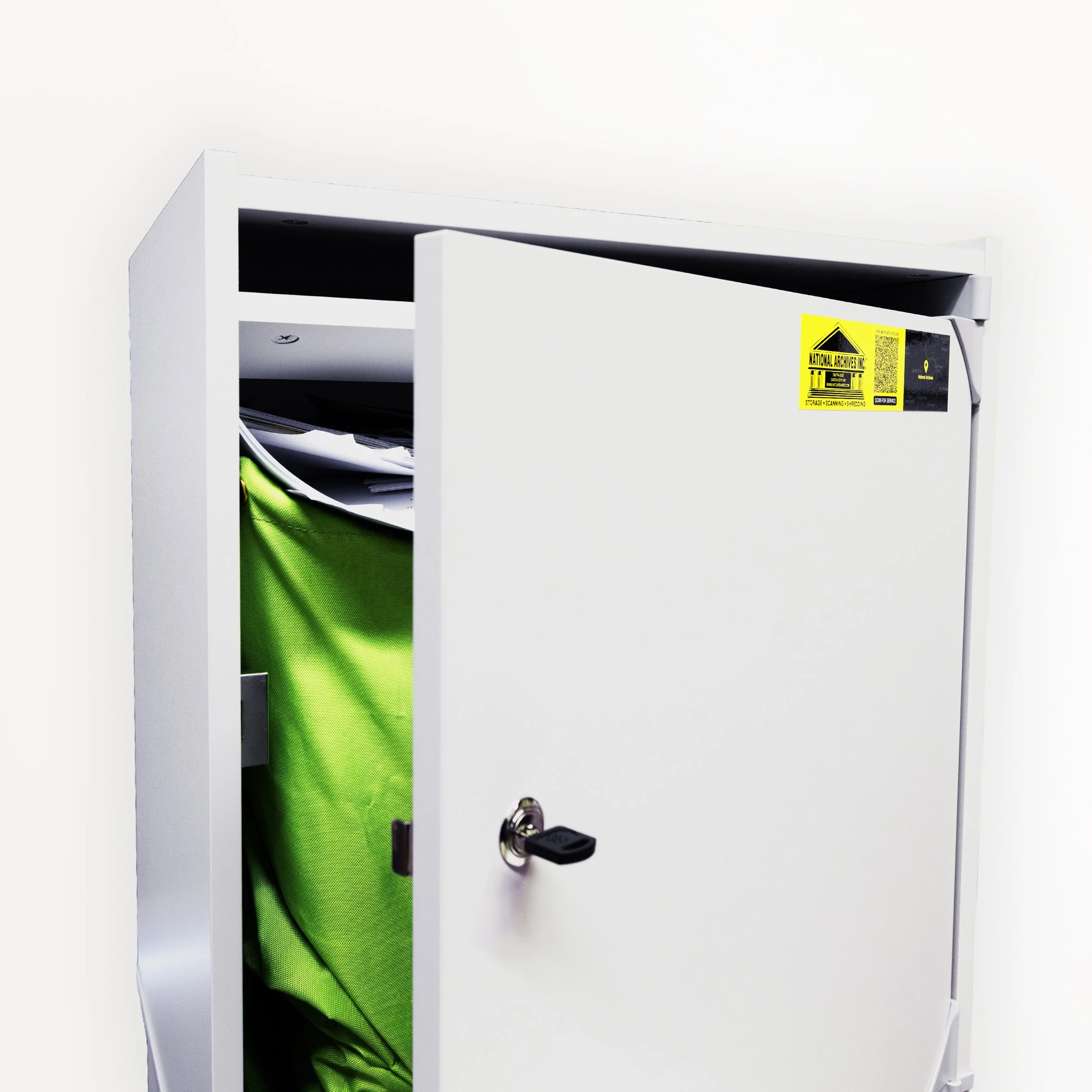 Professional 24-inch shredding console for office document security