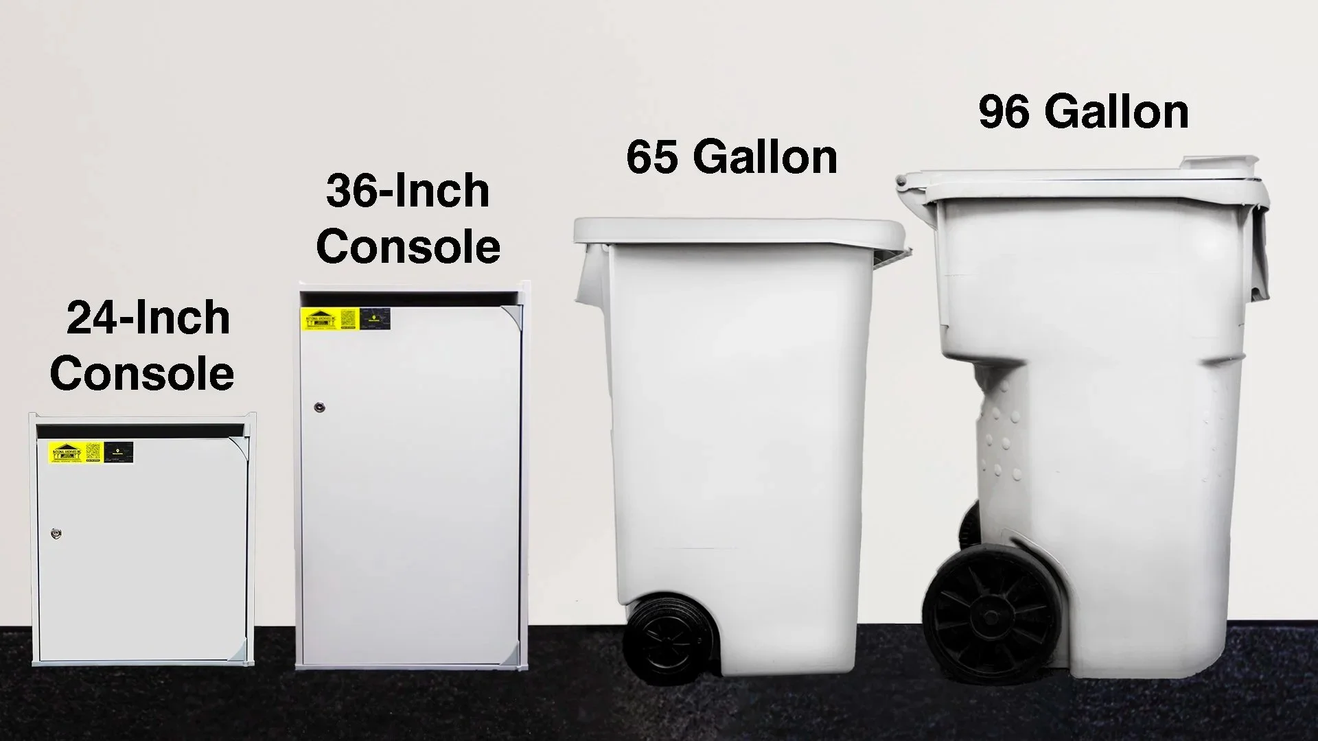 Document shredding services featuring office consoles and bulk shredding bins for secure small and high-volume shredding.
