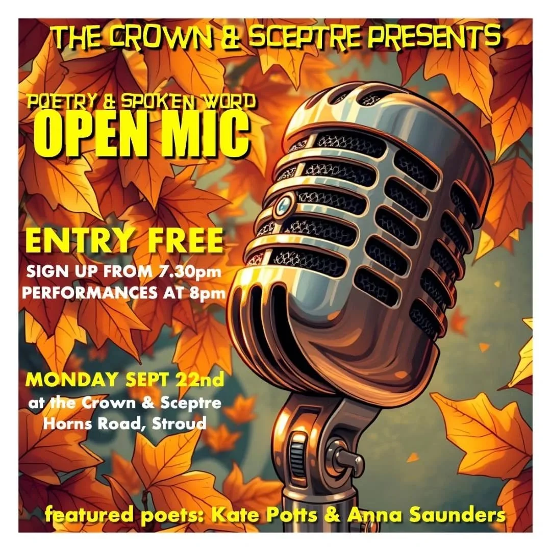 Reading tonight at the Crown &amp; Sceptre in Stroud with @annasaund.