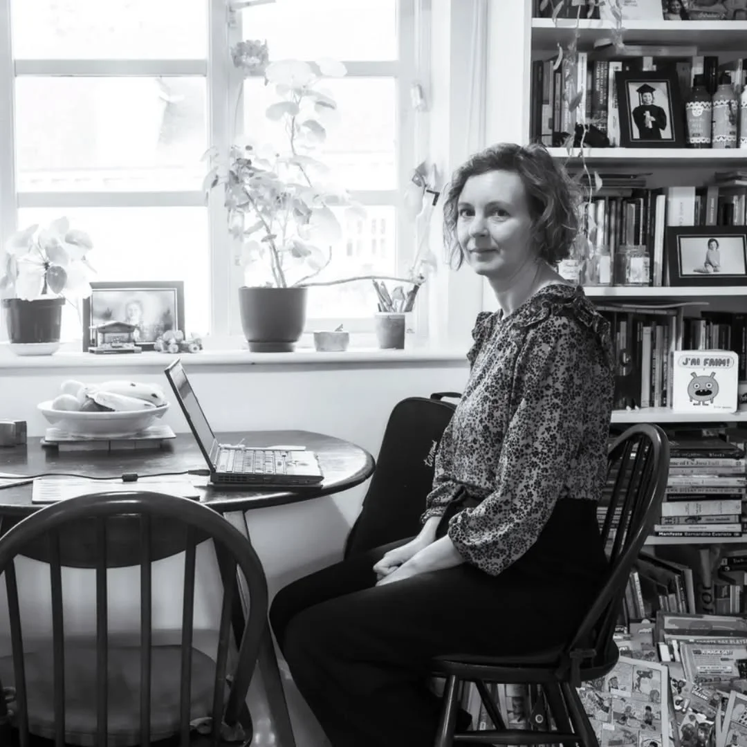 At home in my 'writing space' (living room table, with a pile of Beanos in the background). 

Part of a series of images of Gloucestershire poets by lovely person and ace photographer Steve Moore. You can find more on his instagram and blog @moorecre