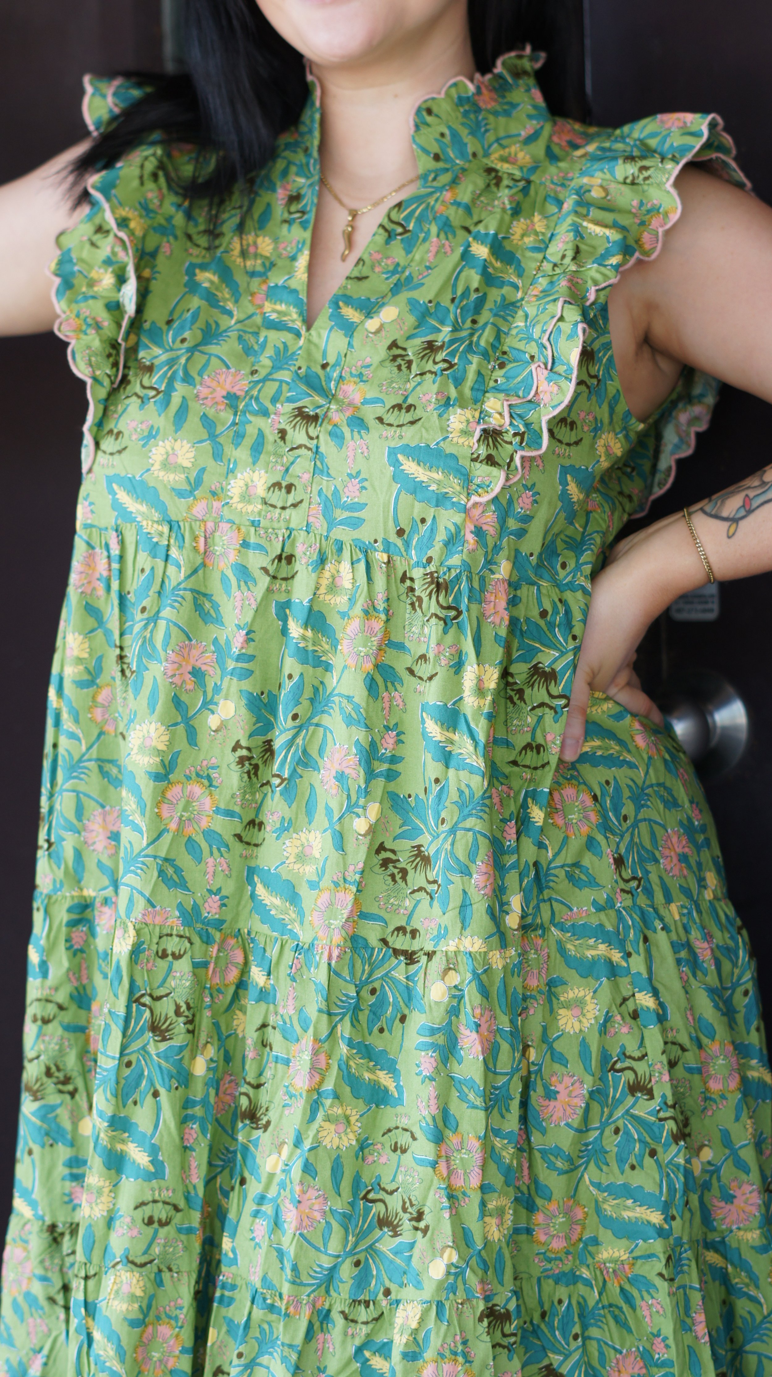 Green Garden Dress CU.JPG