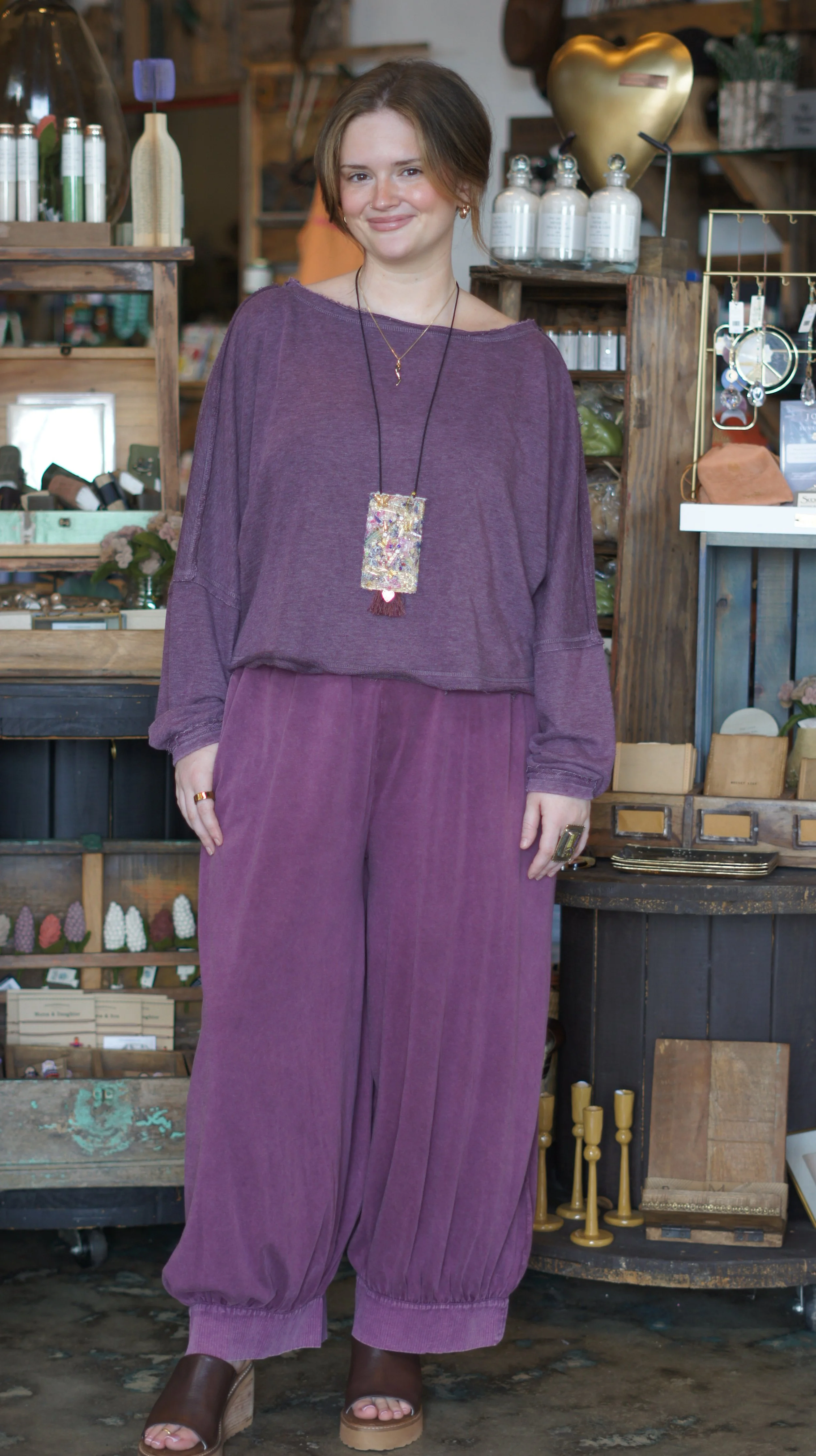 Plum Lounge Sweatpant
