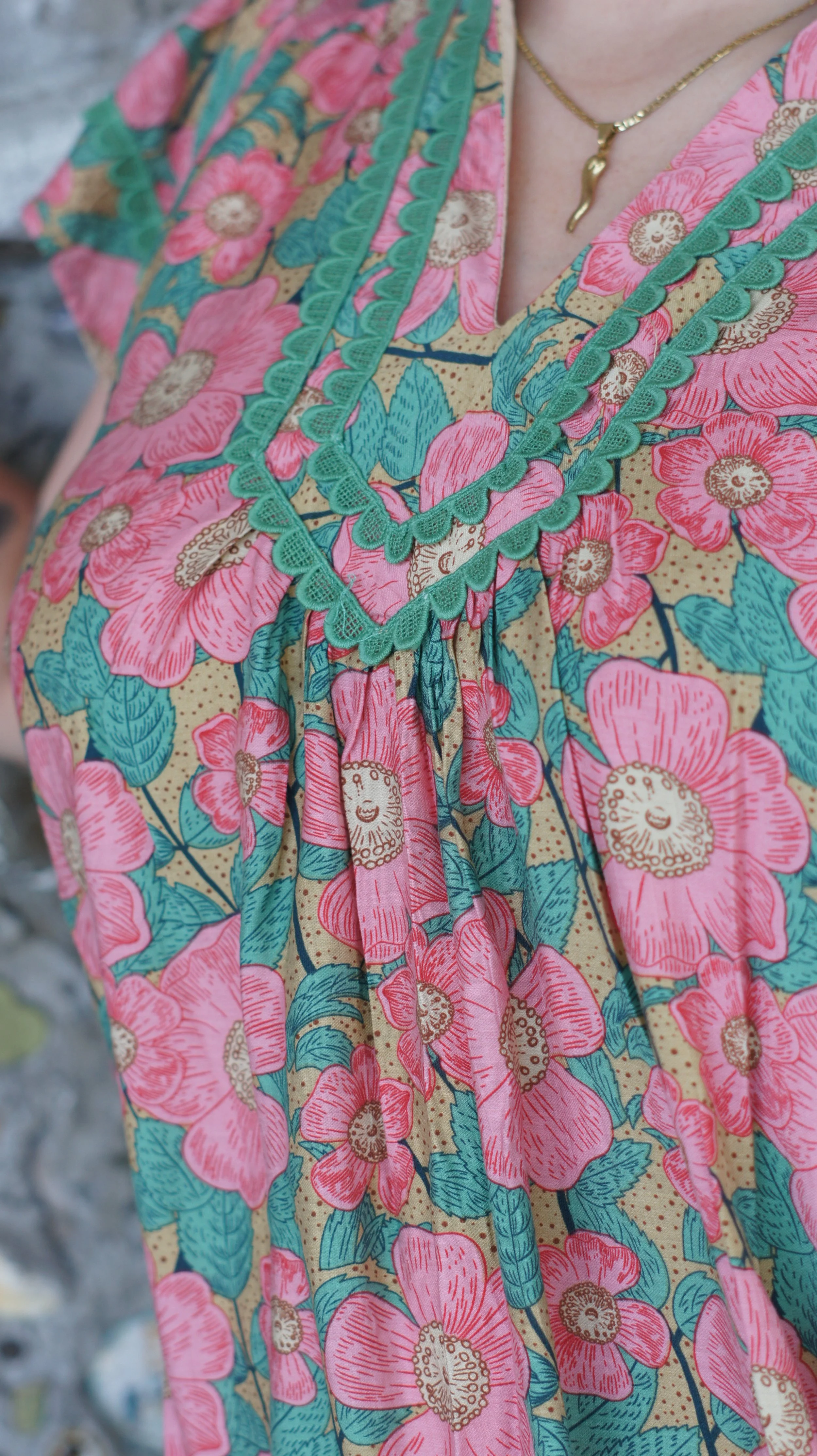Floral Garden Midi Dress