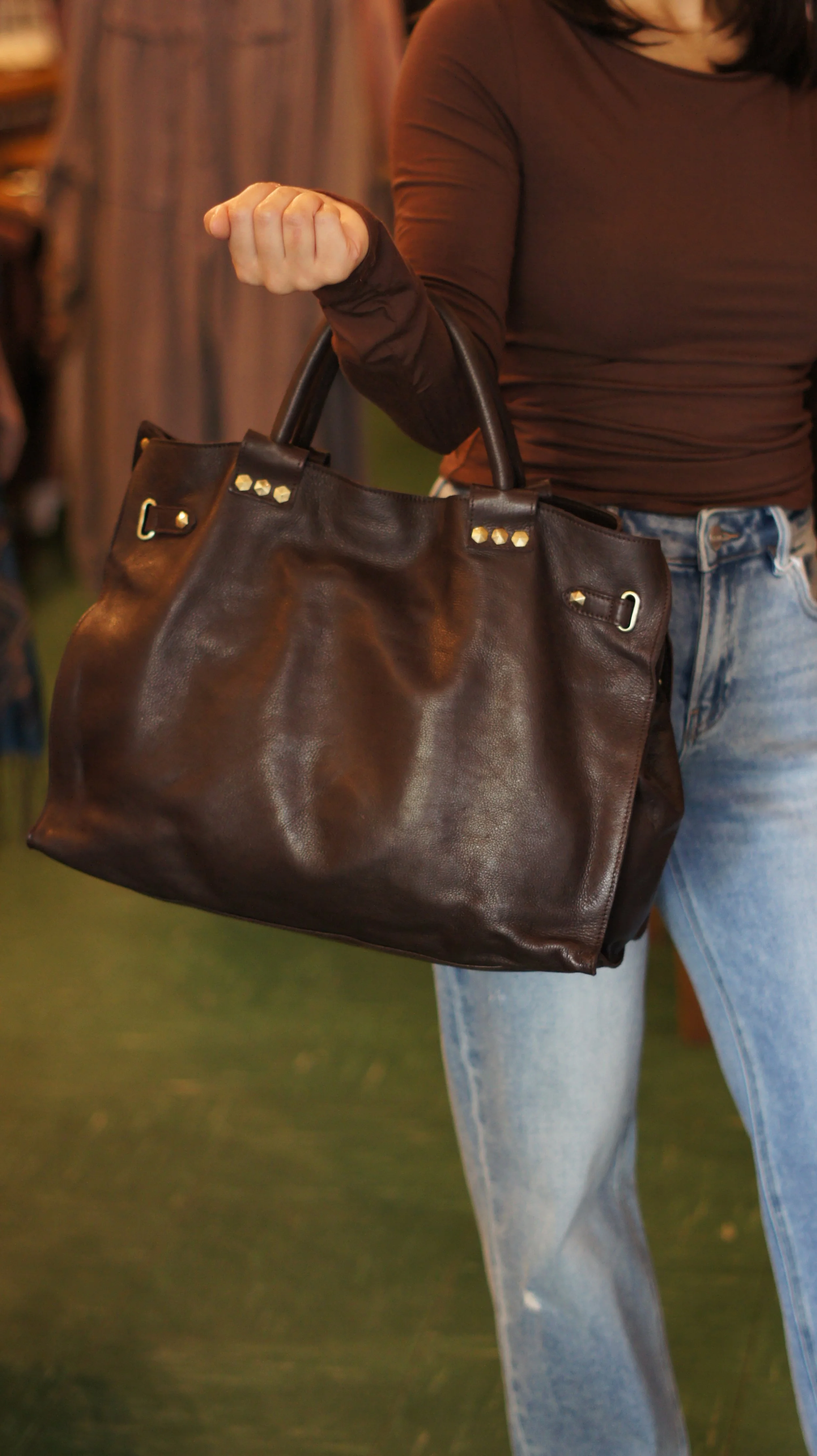 Cocoa Stud Close Up Purse.JPG