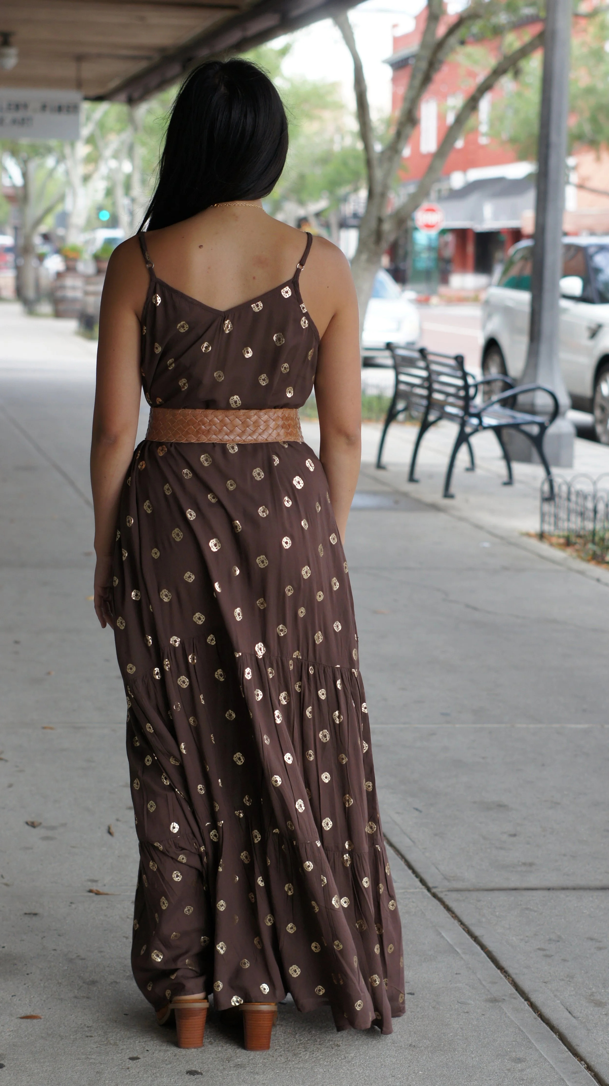 Golden Brown Maxi Dress B.JPG