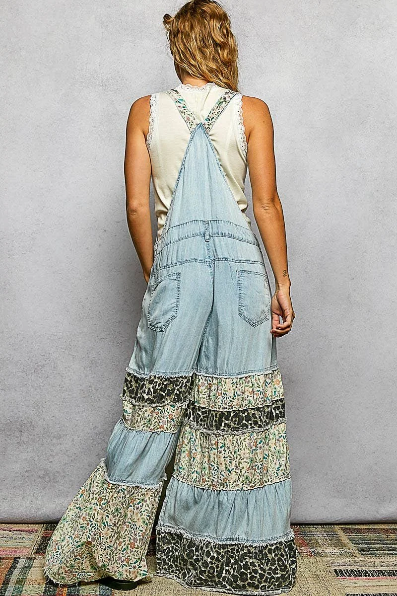 Leopard Floral Denim Jumsuit Back.jpg