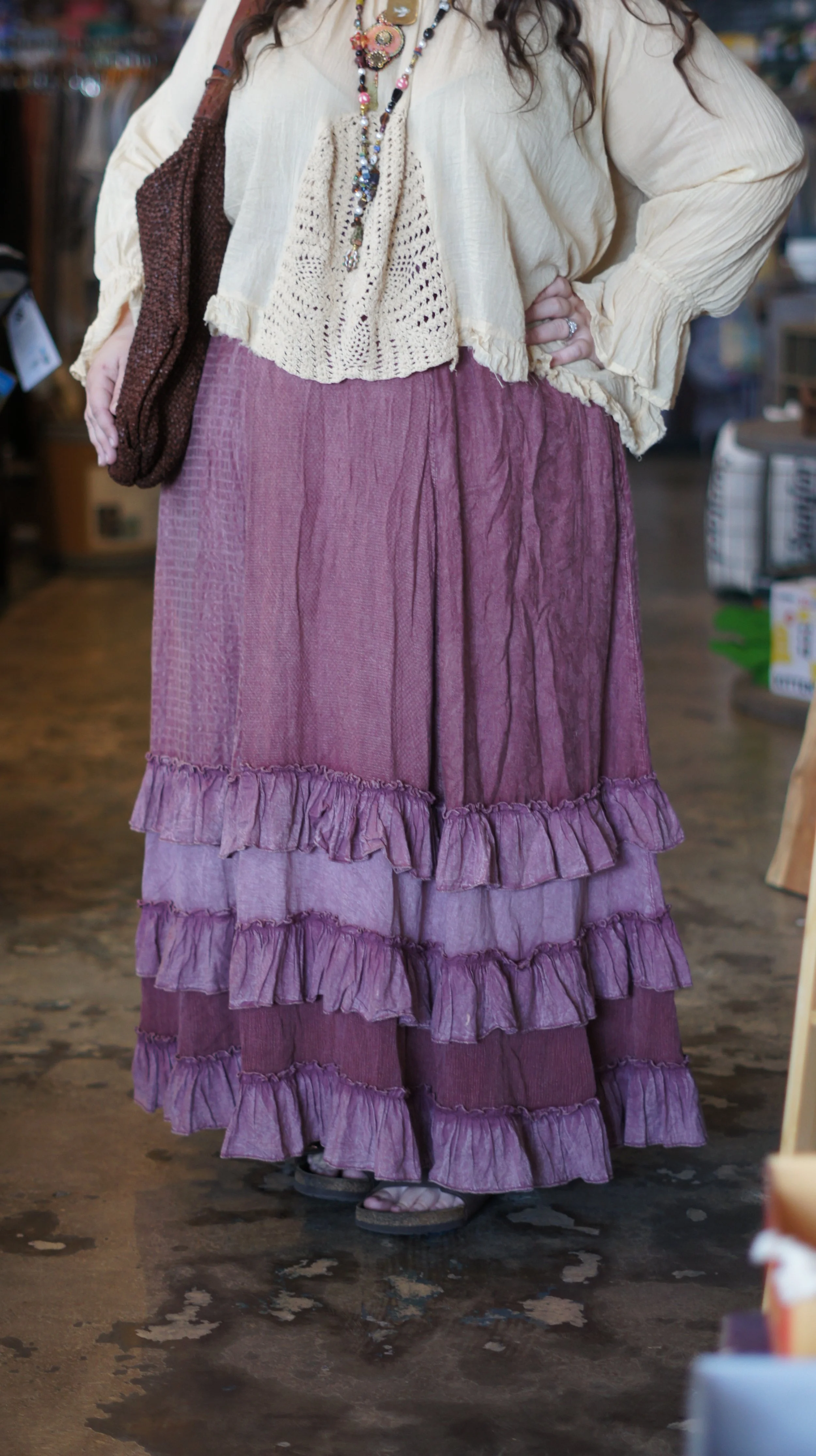 Waterfall Maxi Skirt