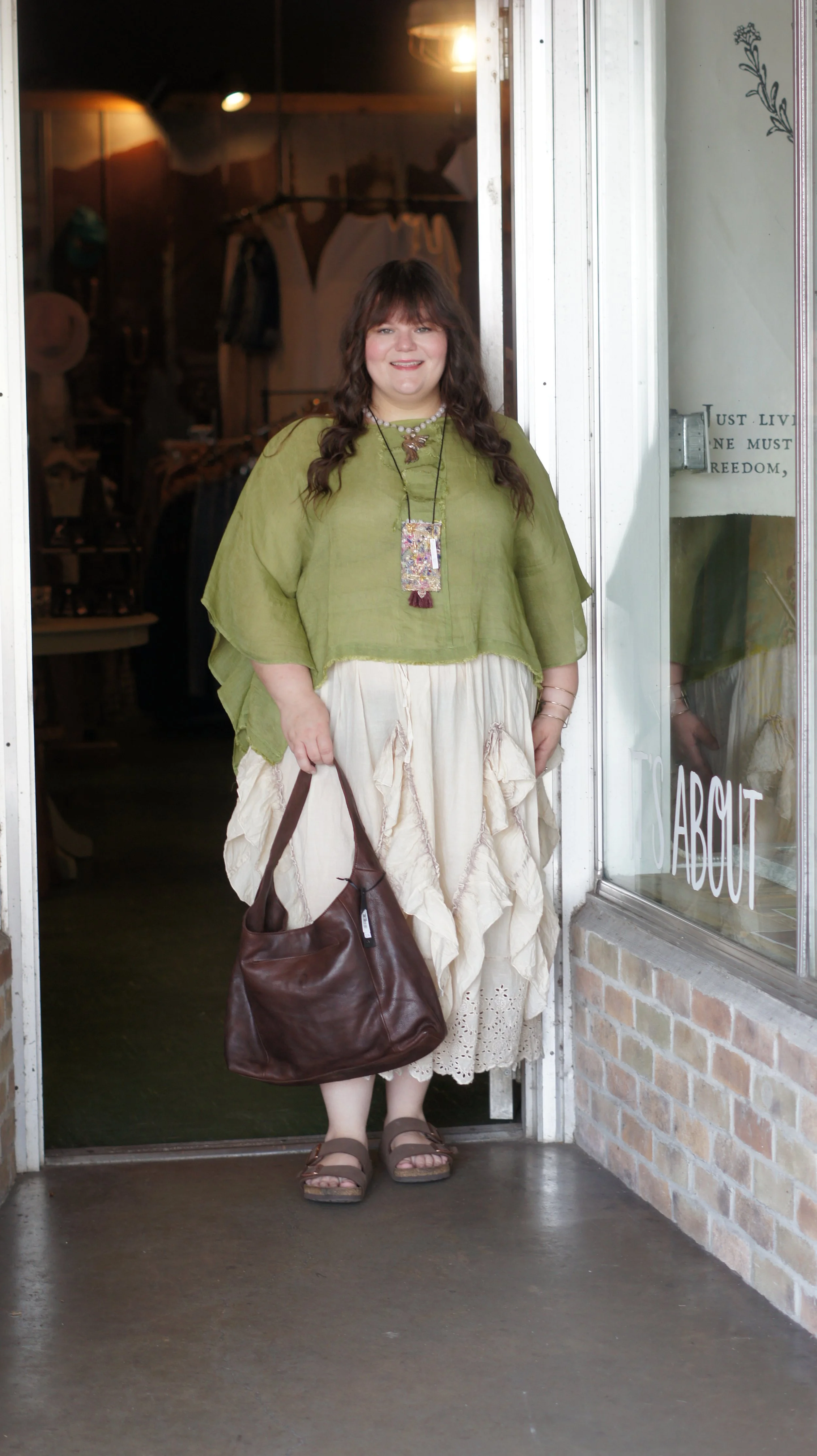 Green Poncho Top.JPG