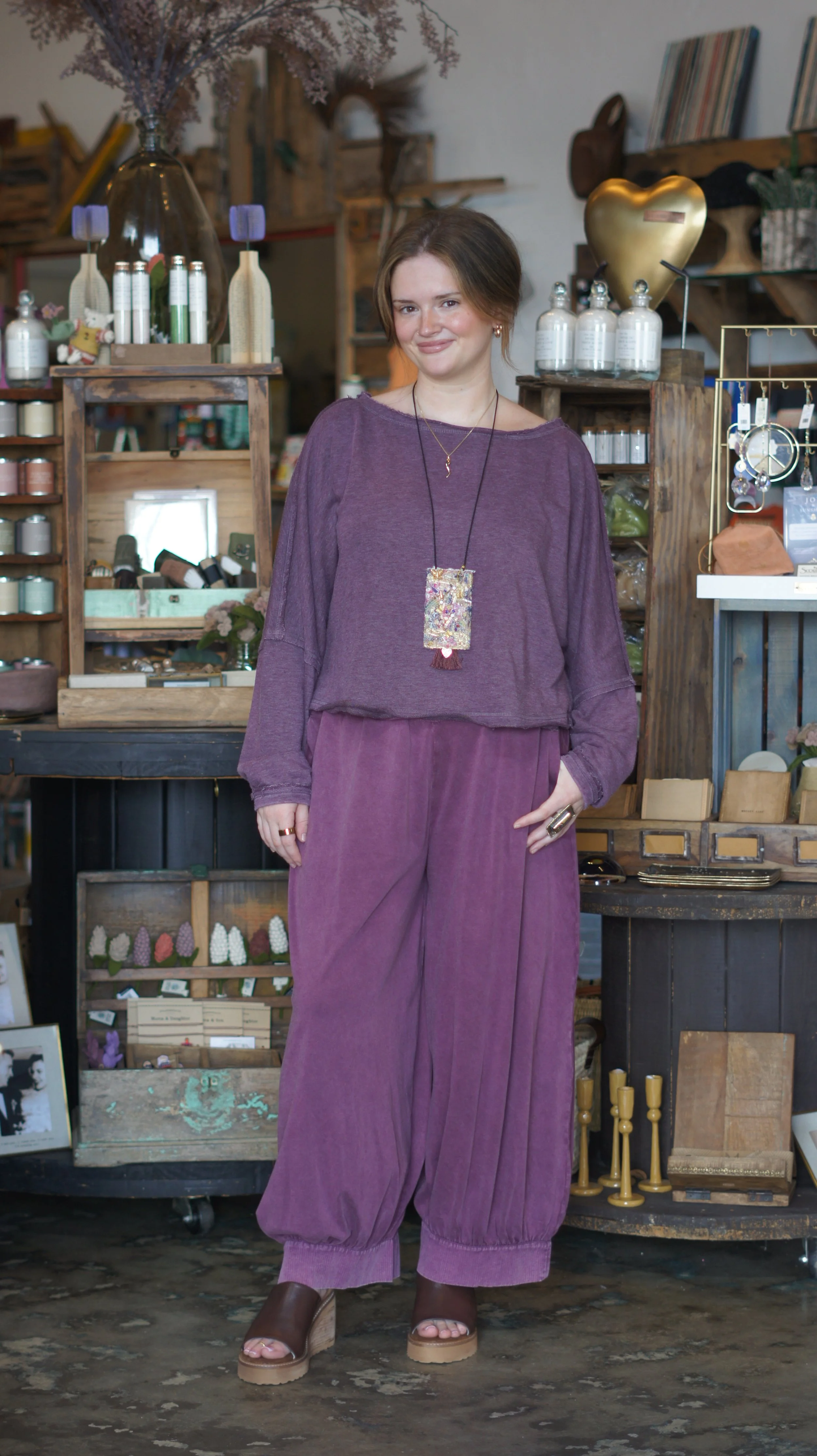 Plum Lounge Sweatshirt