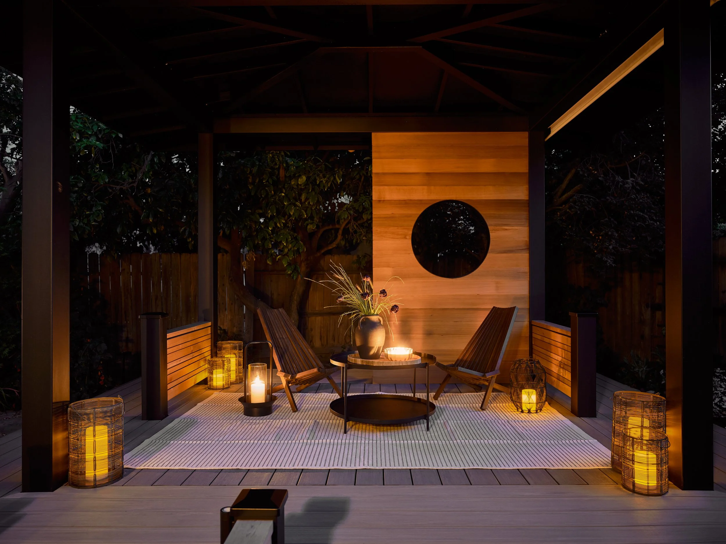 Evening Calm in a Year-Round Outdoor Lounge Space.jpg
