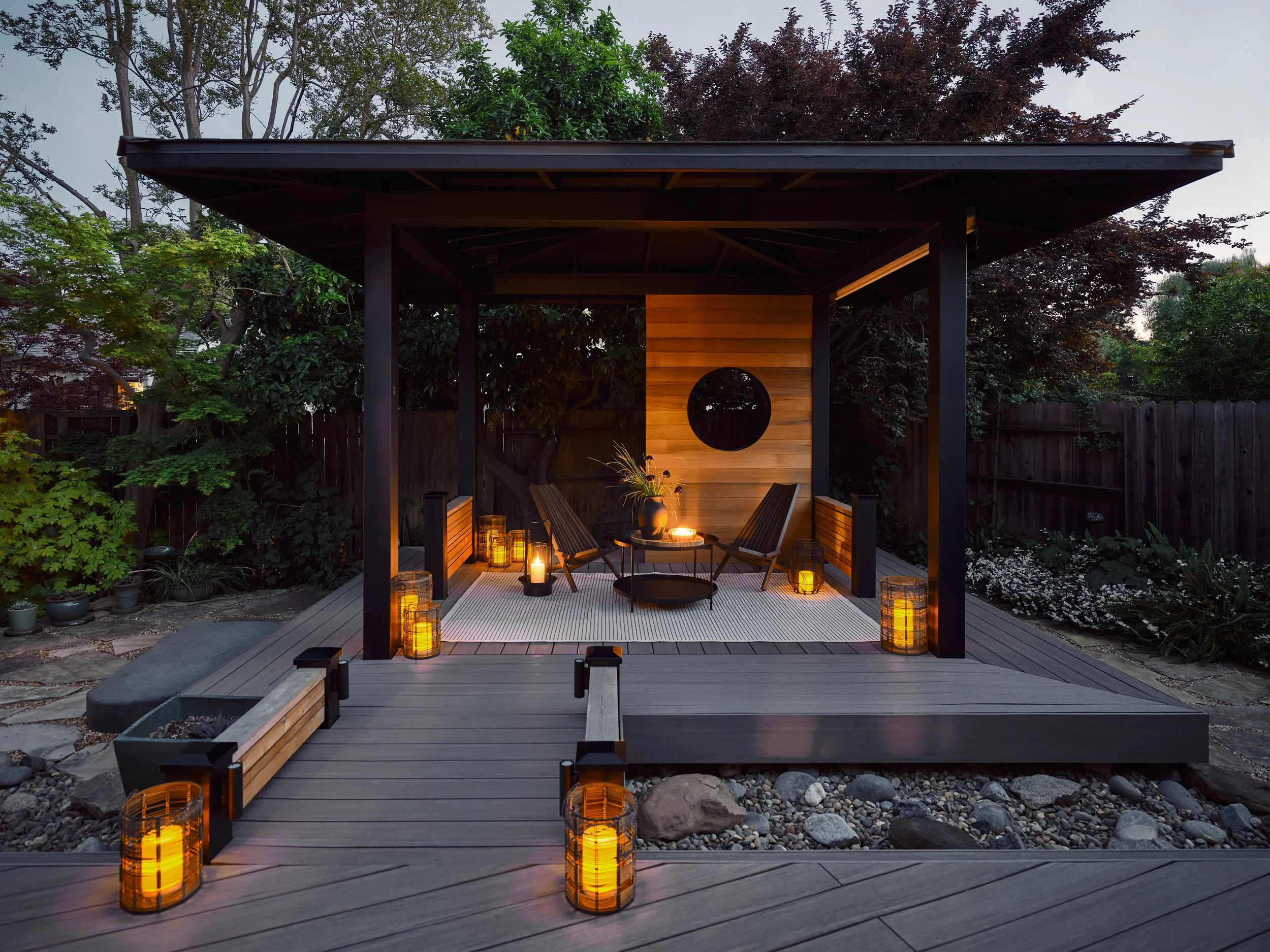 Nighttime Entertaining Space Backyard Gazebo.jpg