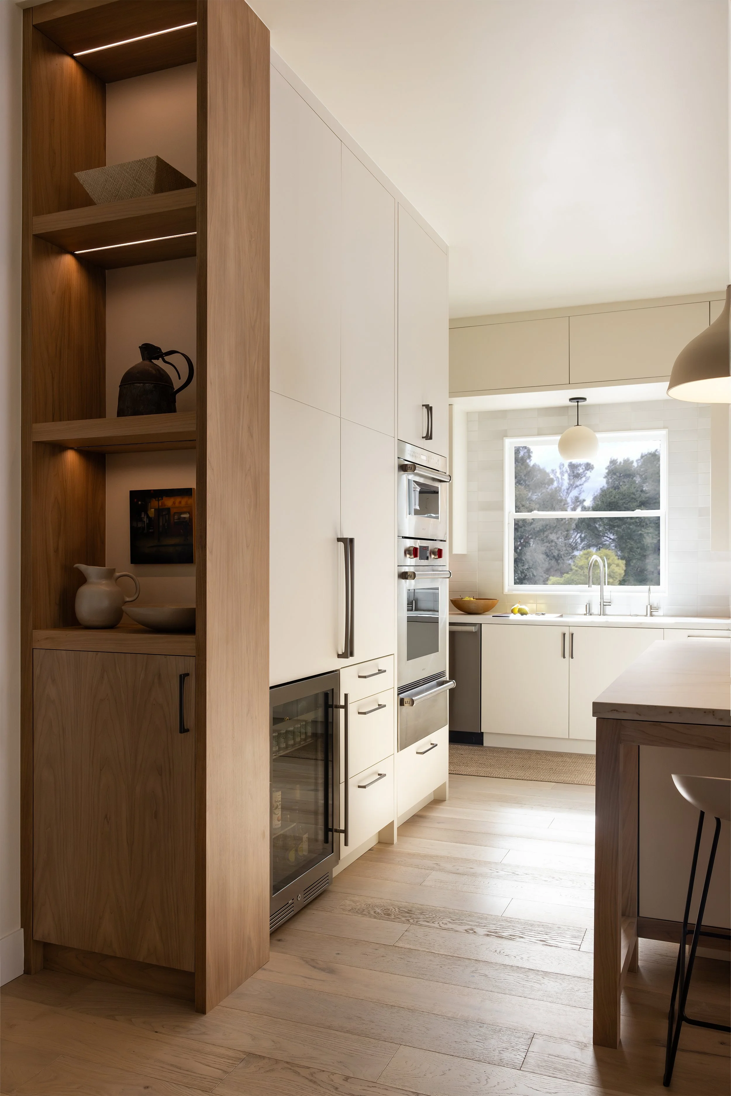 WARM WITE KITCHEN BLEACHED WALNUT ART DISPLAY.jpg