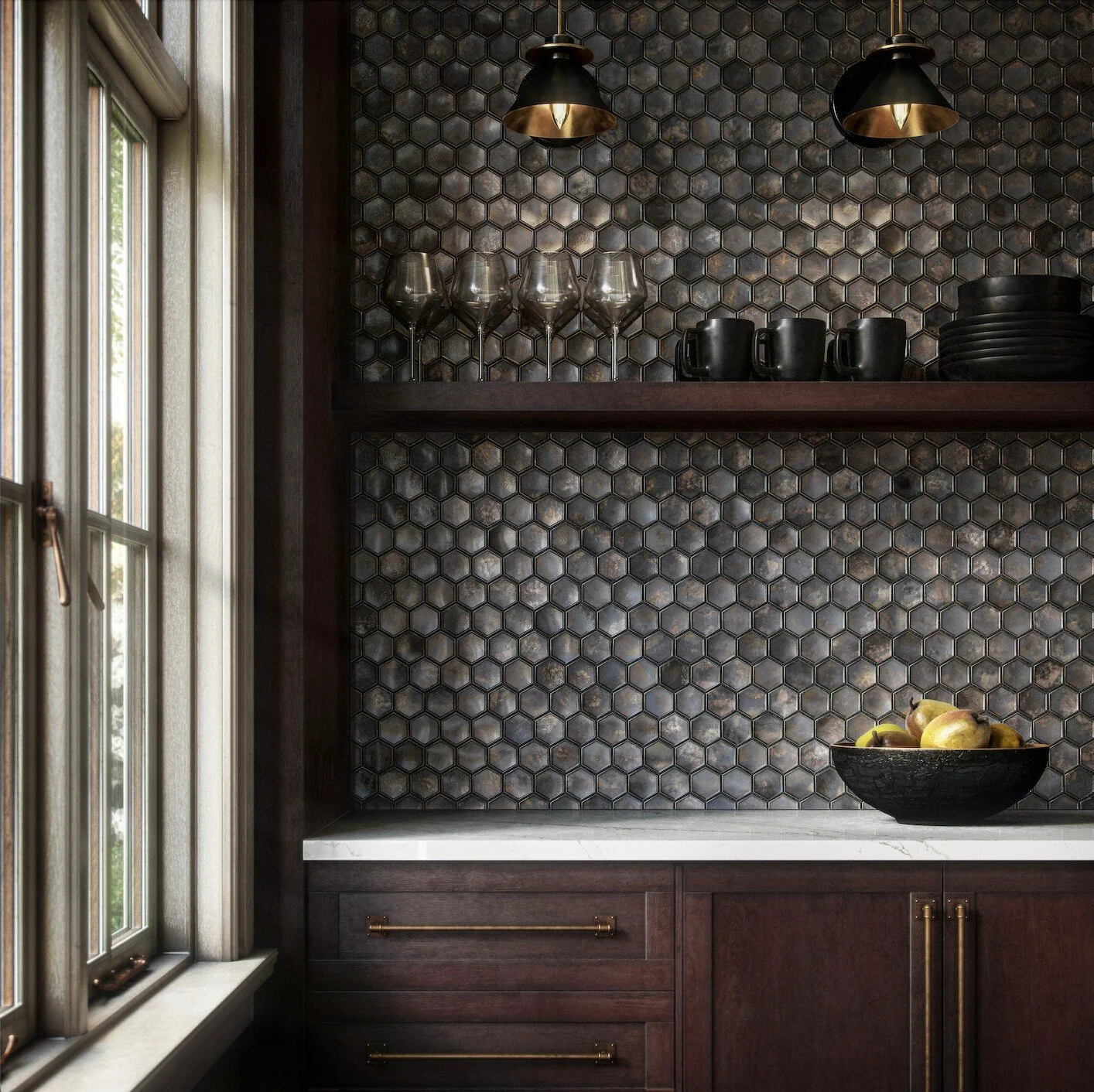 Transform your space with premium tile selections from the Hamptons' premier tile source. From striking hexagonal mosaics to custom patterns, we source and supply whatever vision you have in mind. Wainscott Supply Co - where exceptional design meets 