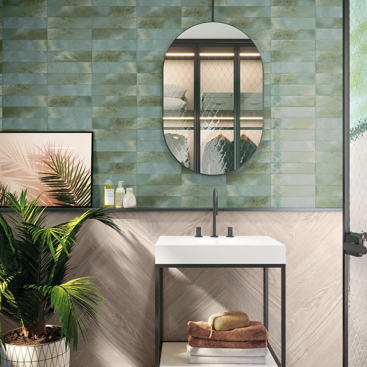 Bring your dream bathroom to life 🌿 Whether you're drawn to the calm tones of stone-look tile, modern fixtures, or natural textures, we offer a curated selection of materials to help you create a space that&rsquo;s both functional and beautiful.

Vi