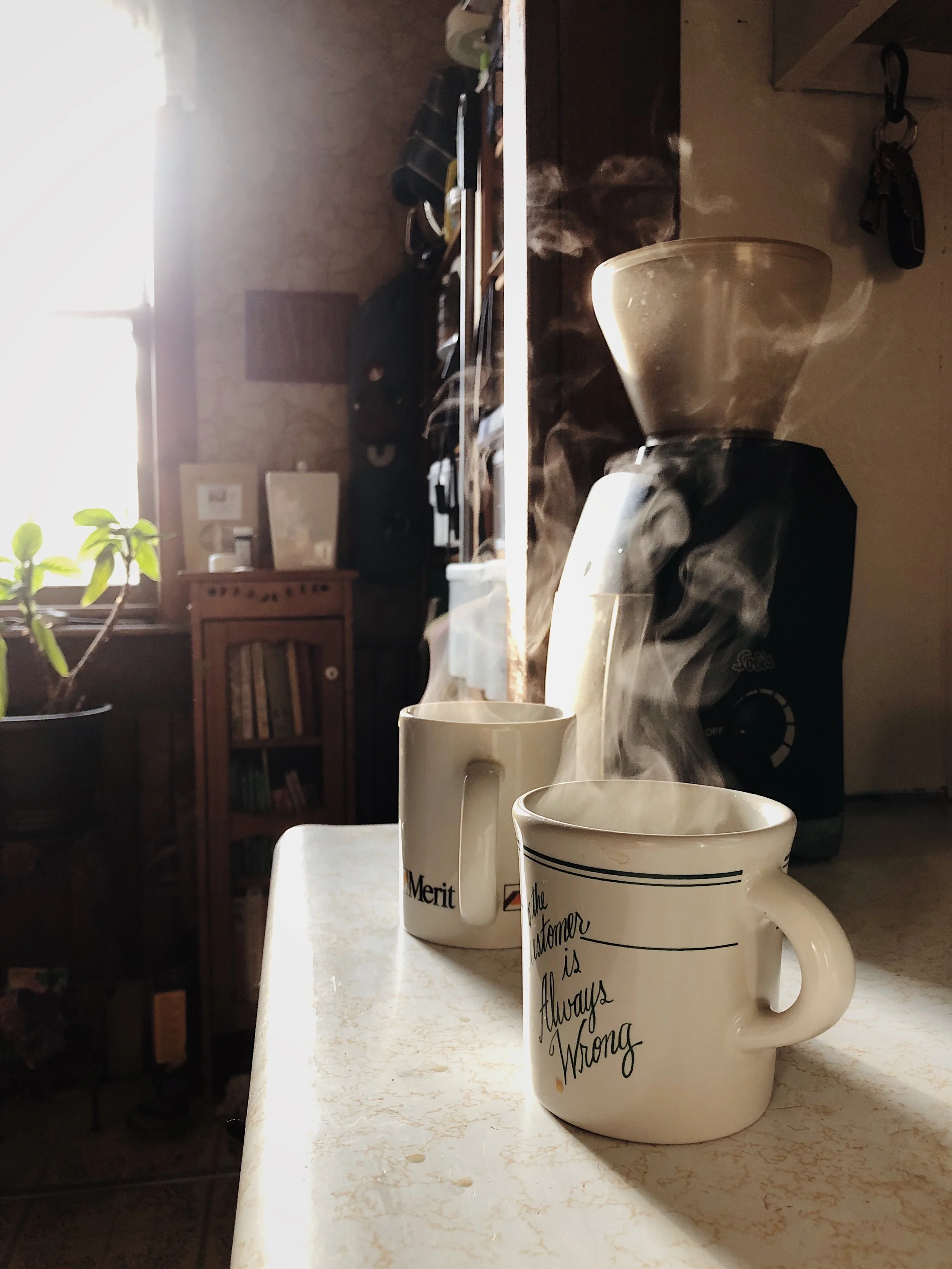 06:49. Mom and dad's.