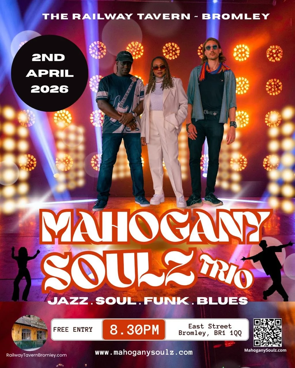 Mahogany Soulz Trio @ The Railway Tavern