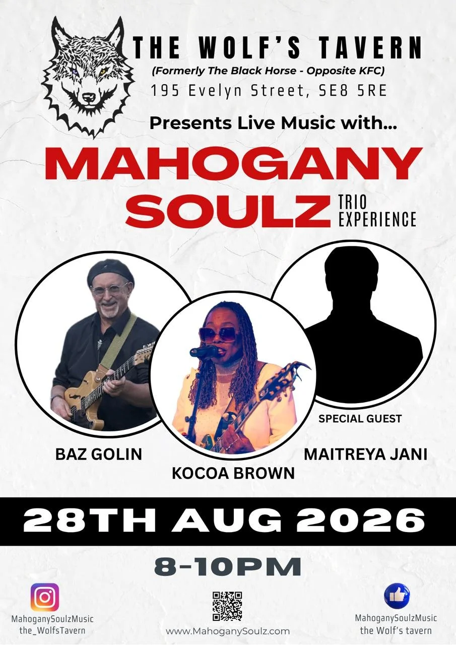 The Wolf’s Tavern presents Mahogany Soulz Trio