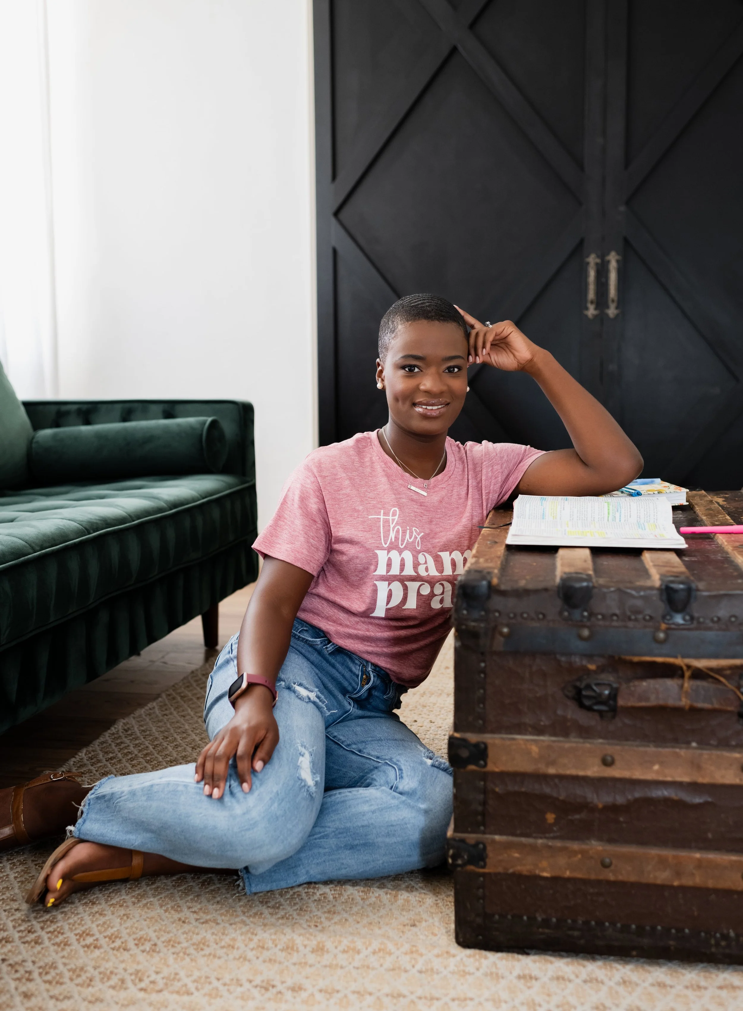 Dee Larkin, Christian Doula in home in Tampa, Florida