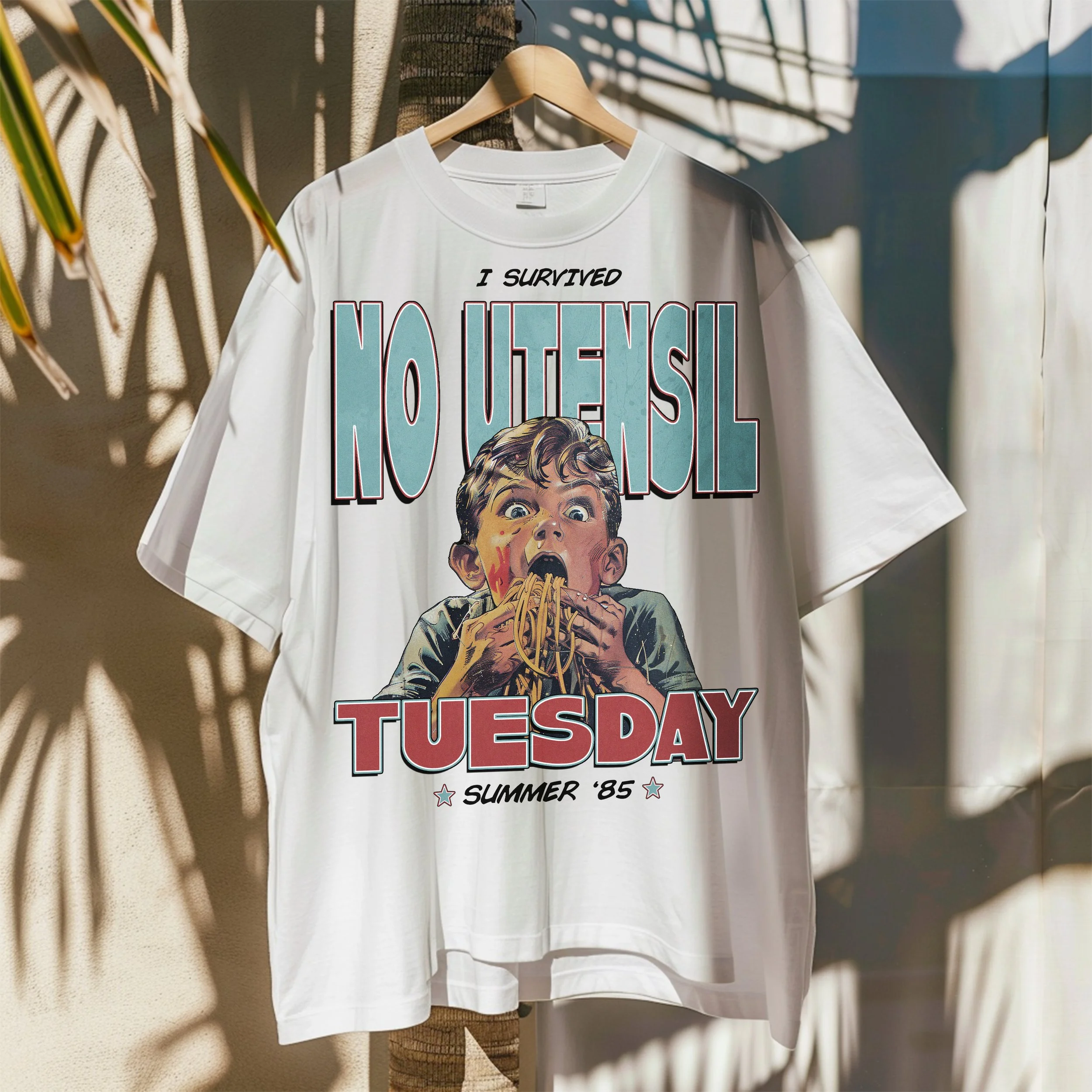 Retro "No Utensil Tuesday" Tee