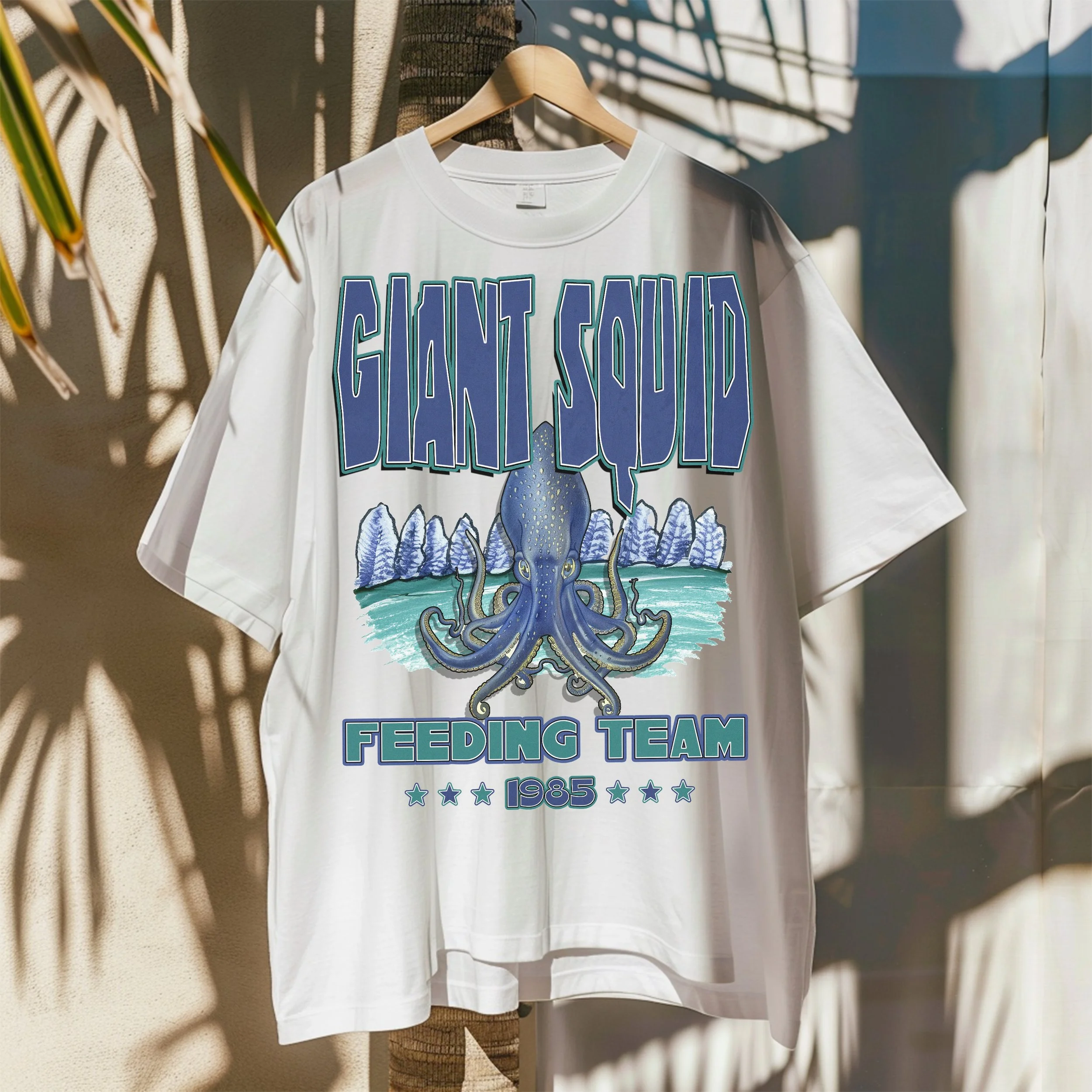 Retro Giant Squid Tee